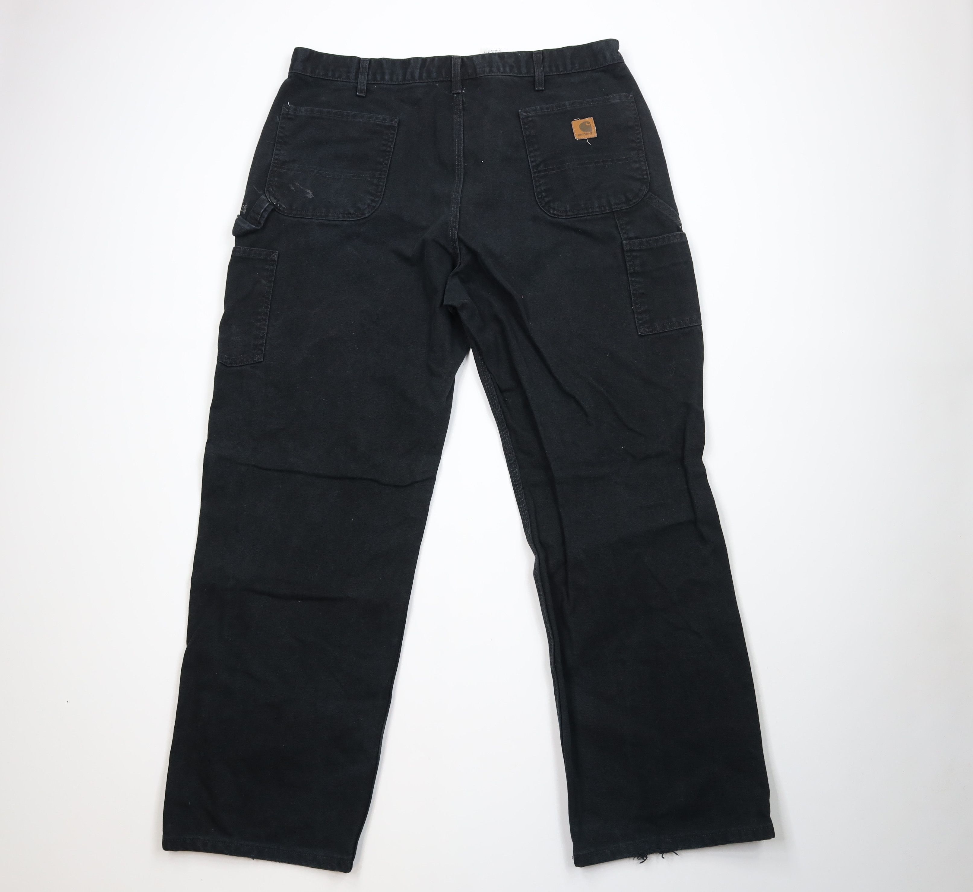 Carhartt Vintage Y2K Carhartt Canvas Wide Leg Dungaree Pants Black Size US 40 / EU 56 - 11 Thumbnail