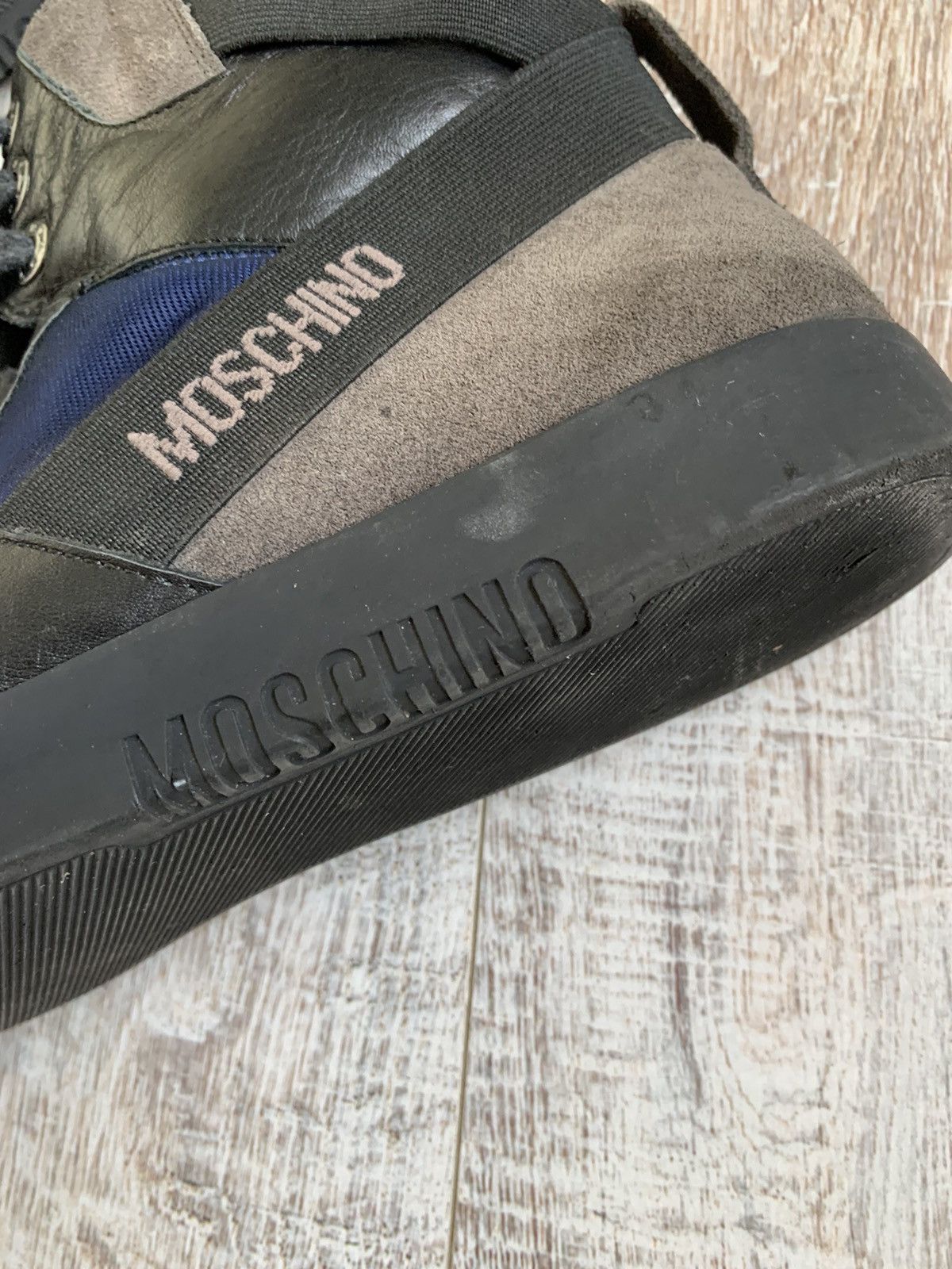 Moschino × Vintage Moschino High sneakers Size US 11 / EU 44 - 3 Thumbnail