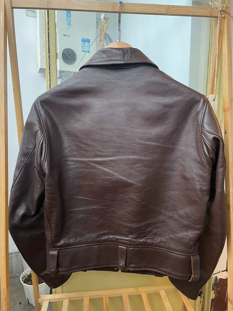 The Real McCoy's The Real McCoy's 1930s Police Rider Horsehide Leather Jacke Size US M / EU 48-50 / 2 - 2 Thumbnail