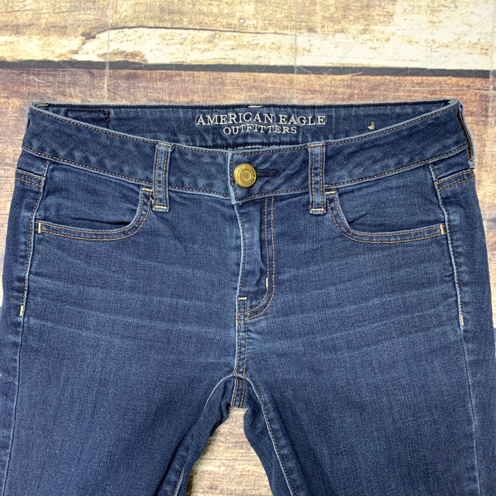 American Eagle Outfitters American Eagle Outfitters Jeans Jegging 29 X 26 Stretch size 2 Dark Wash Womens Slim Modern 90s Inspired Size 26" / US 2 / IT 38 - 5 Thumbnail