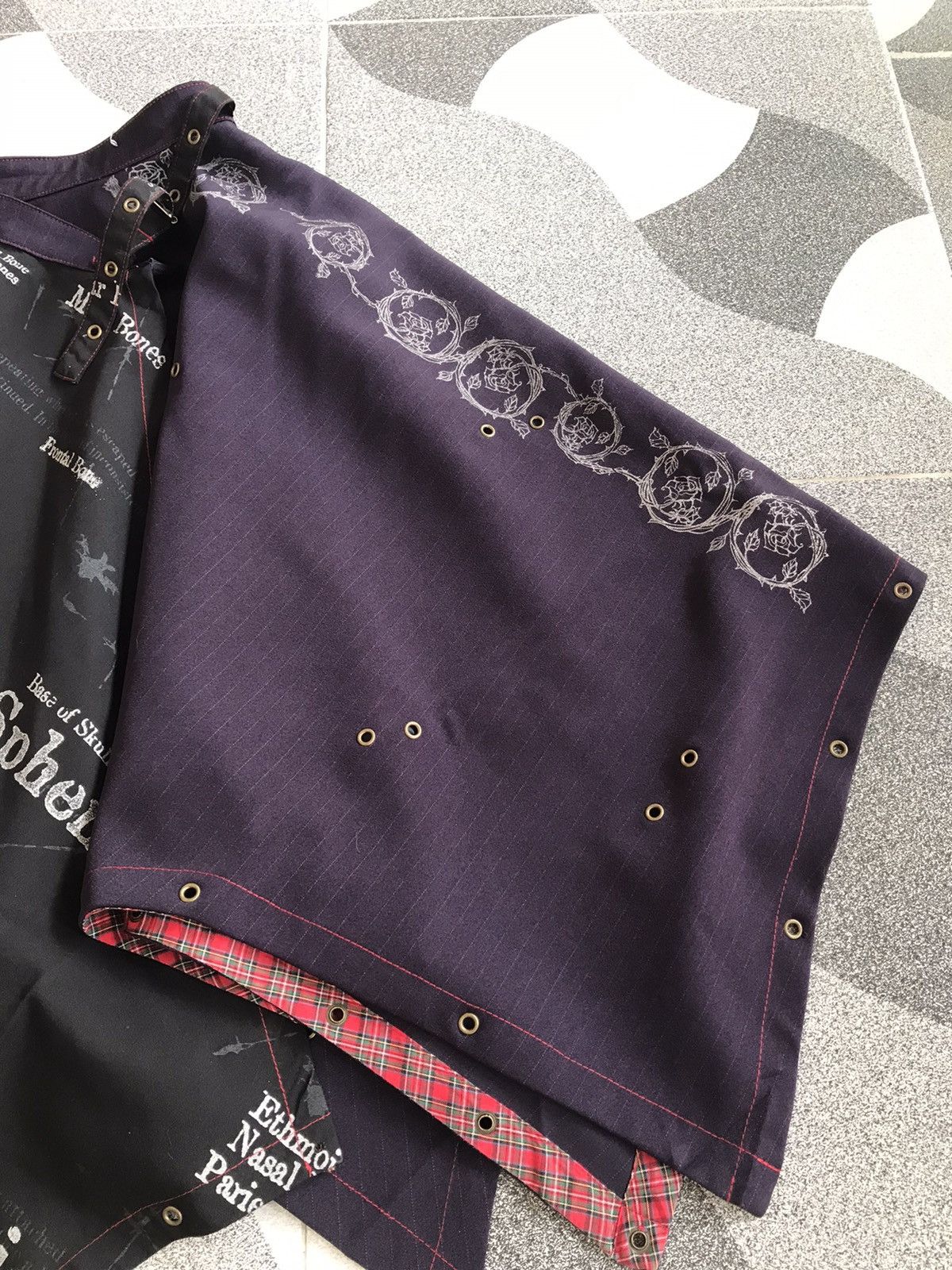 If Six Was Nine Y2K H.Jelly H.Naoto Mini Skirt Gothic Style Size 28" / US 6 / IT 42 - 4 Thumbnail