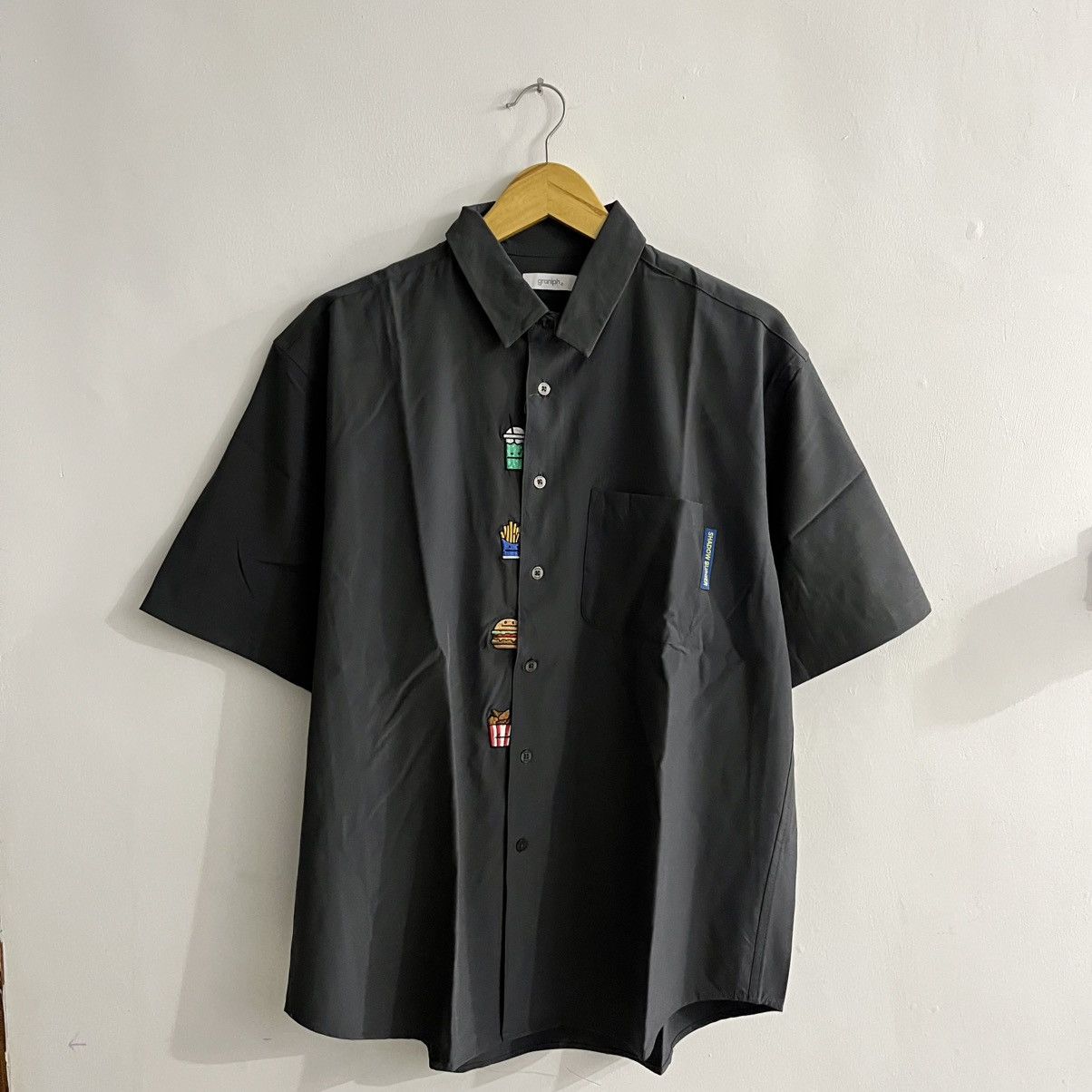 Japanese Brand Graniph - Iconic Embroiderd Button Up Shirt Size US L / EU 52-54 / 3 - 1 Thumbnail