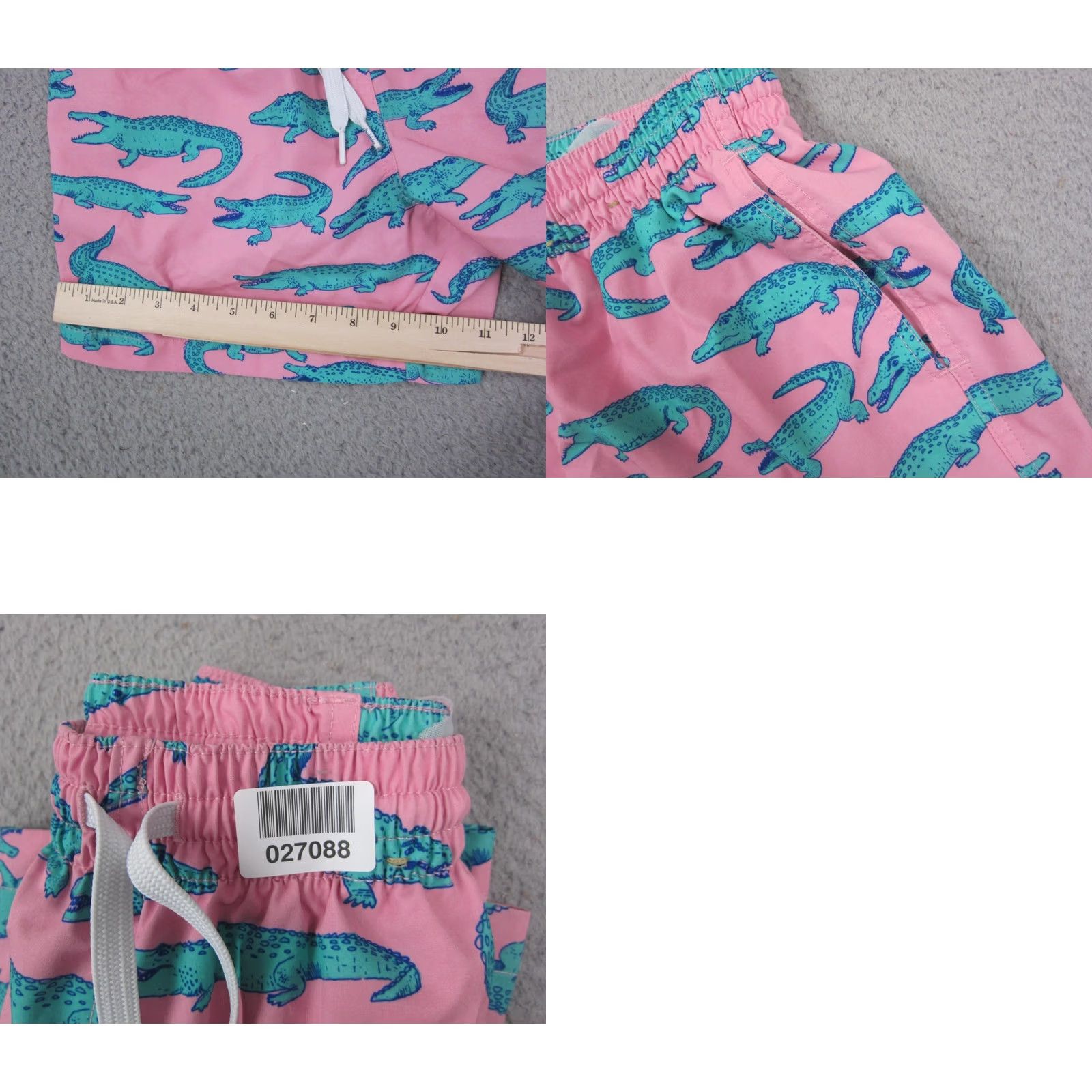 Chubbies Chubbies Pink Glades Alligator Swim Trunks Board Surfing Shorts Mens Small Size US 29 - 9 Thumbnail