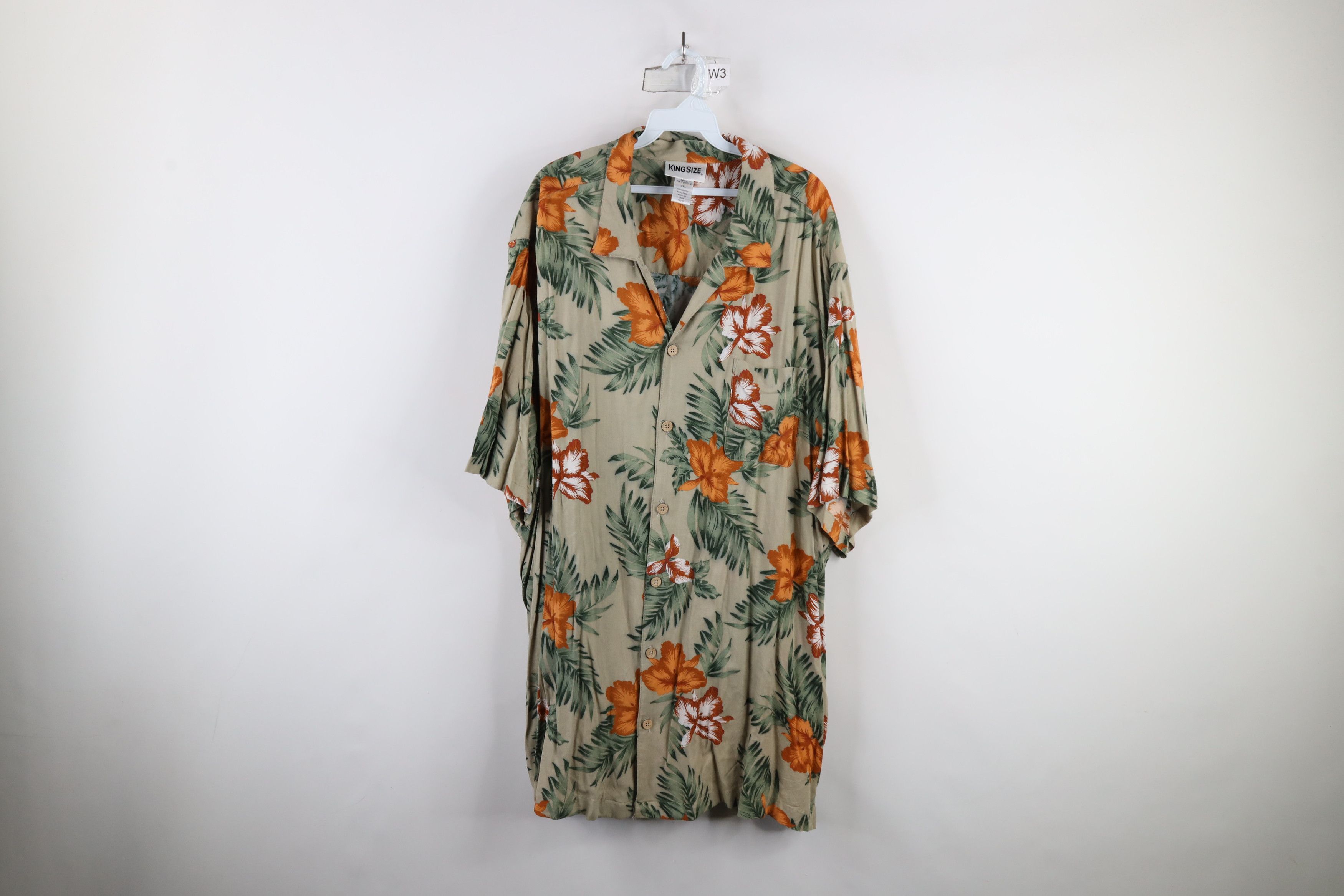 Vintage Vintage 90s Streetwear Flower All Over Print Button Shirt Size US XXL / EU 58 / 5 - 1 Thumbnail