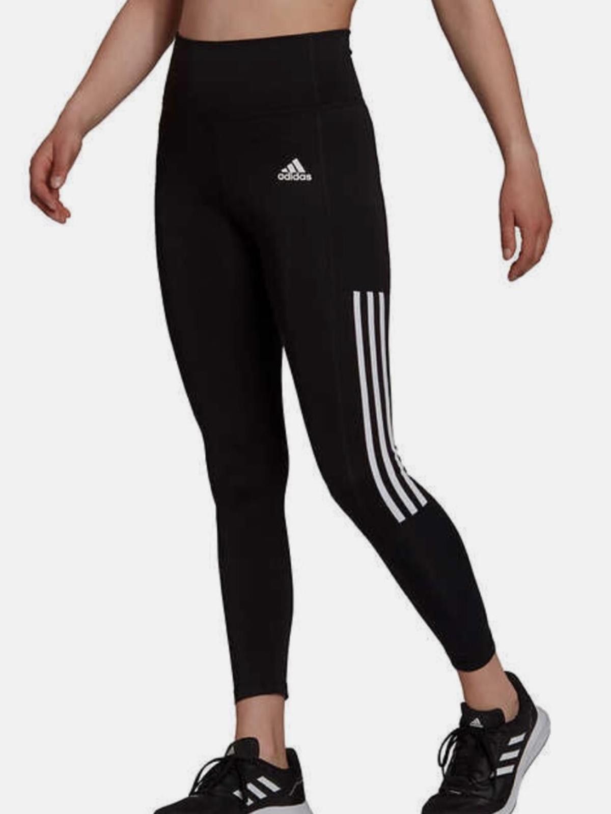 Adidas Adidas / Optime Essentials 3-Stripes 7/8 Leggings / Black Size 36" / US 14 / IT 50 - 1 Thumbnail
