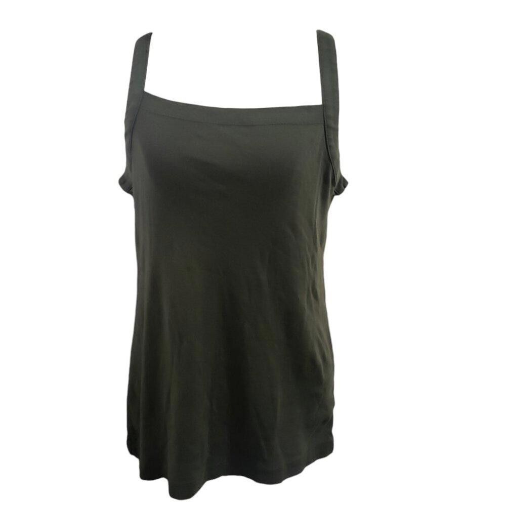 Designer CT1802 Loft Army Green Tank Top L Size L / US 10 / IT 46 - 1 Thumbnail