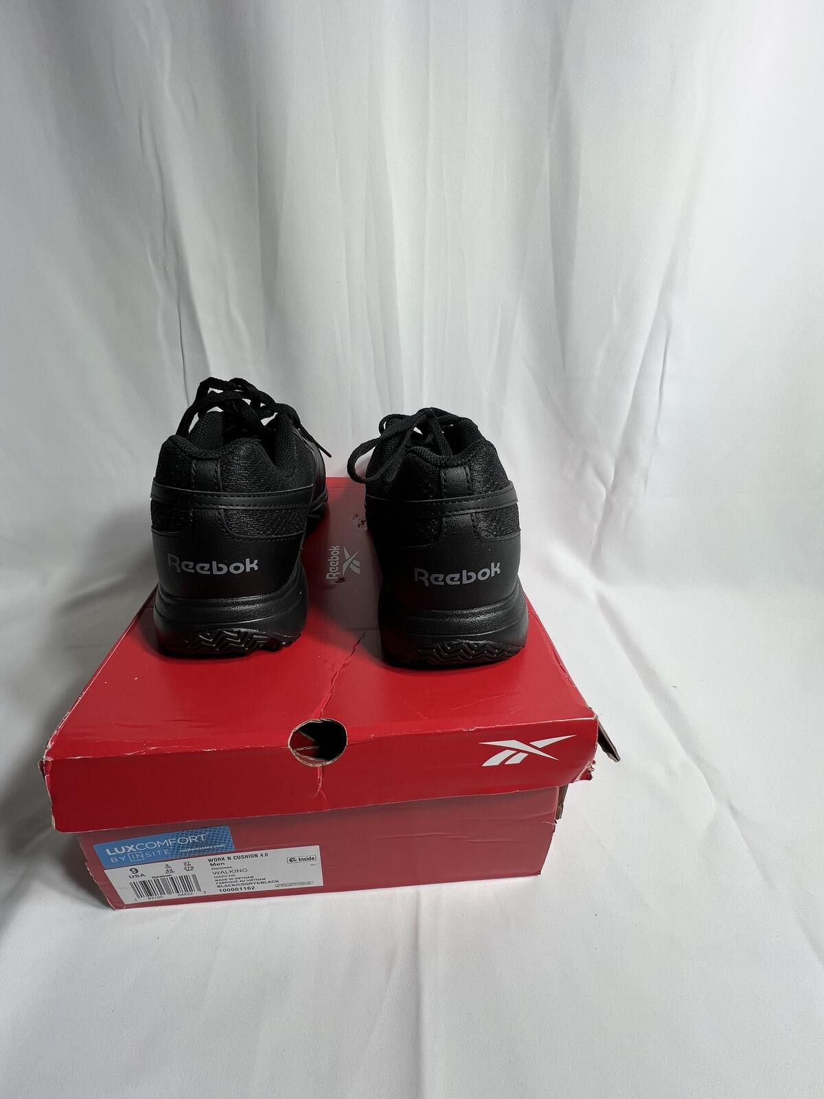 Reebok Reebok Work N Cushion 4.0 Men's Walking Shoes Size 9 Black Size US 9 / EU 42 - 4 Thumbnail
