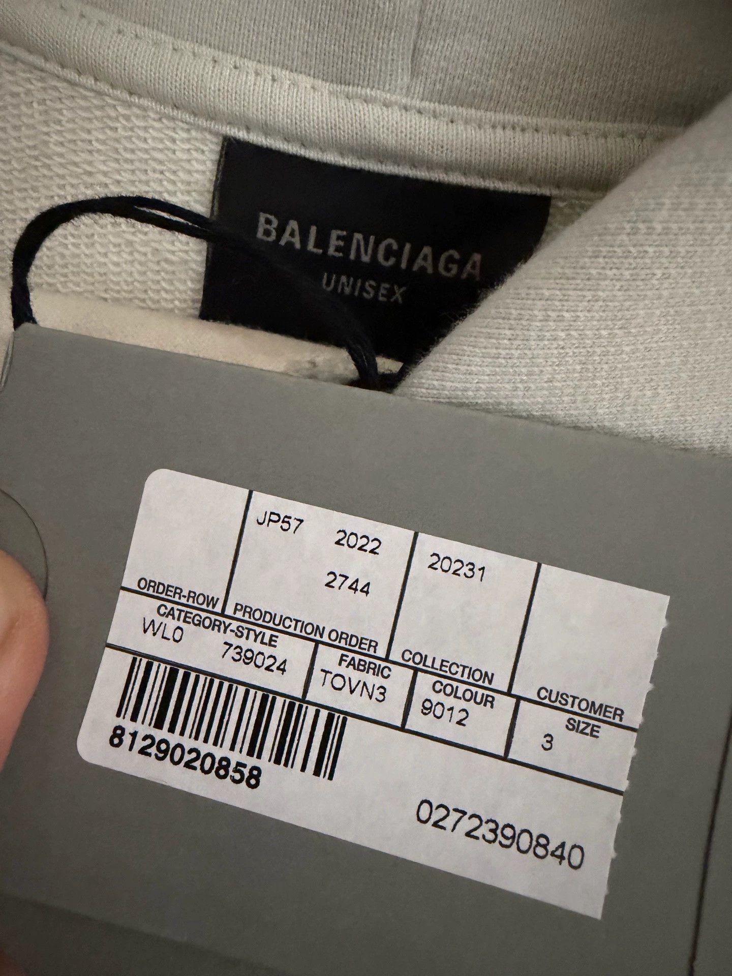 Balenciaga Balenciaga Manchester United Distressed Sweatshirt Size US L / EU 52-54 / 3 - 3 Thumbnail