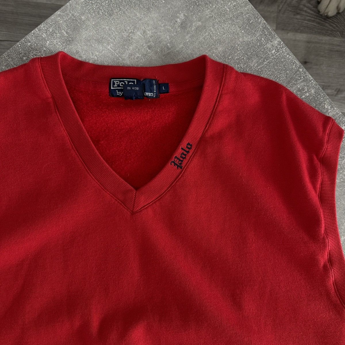 Vintage Vintage 90s Polo Ralph Lauren Embroidered logo vest size L Size US L / EU 52-54 / 3 - 4 Thumbnail