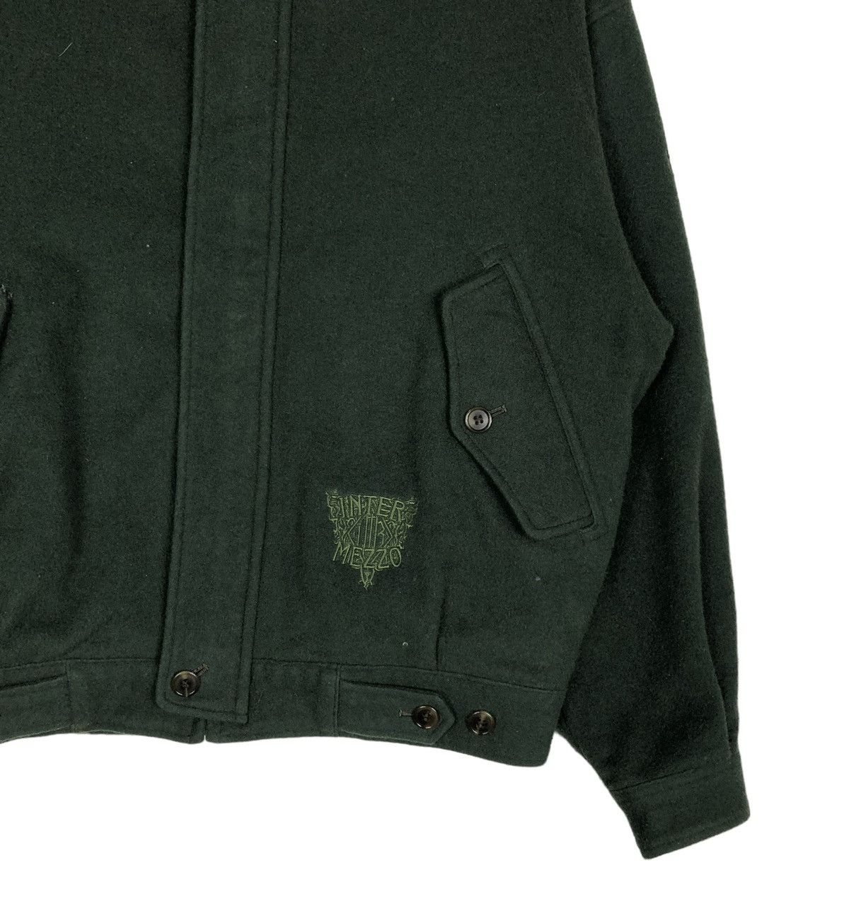 Vintage 🔥VINTAGE WOOL BOMBER JACKET INTERMEZZO JAPAN MADE Size US L / EU 52-54 / 3 - 5 Thumbnail