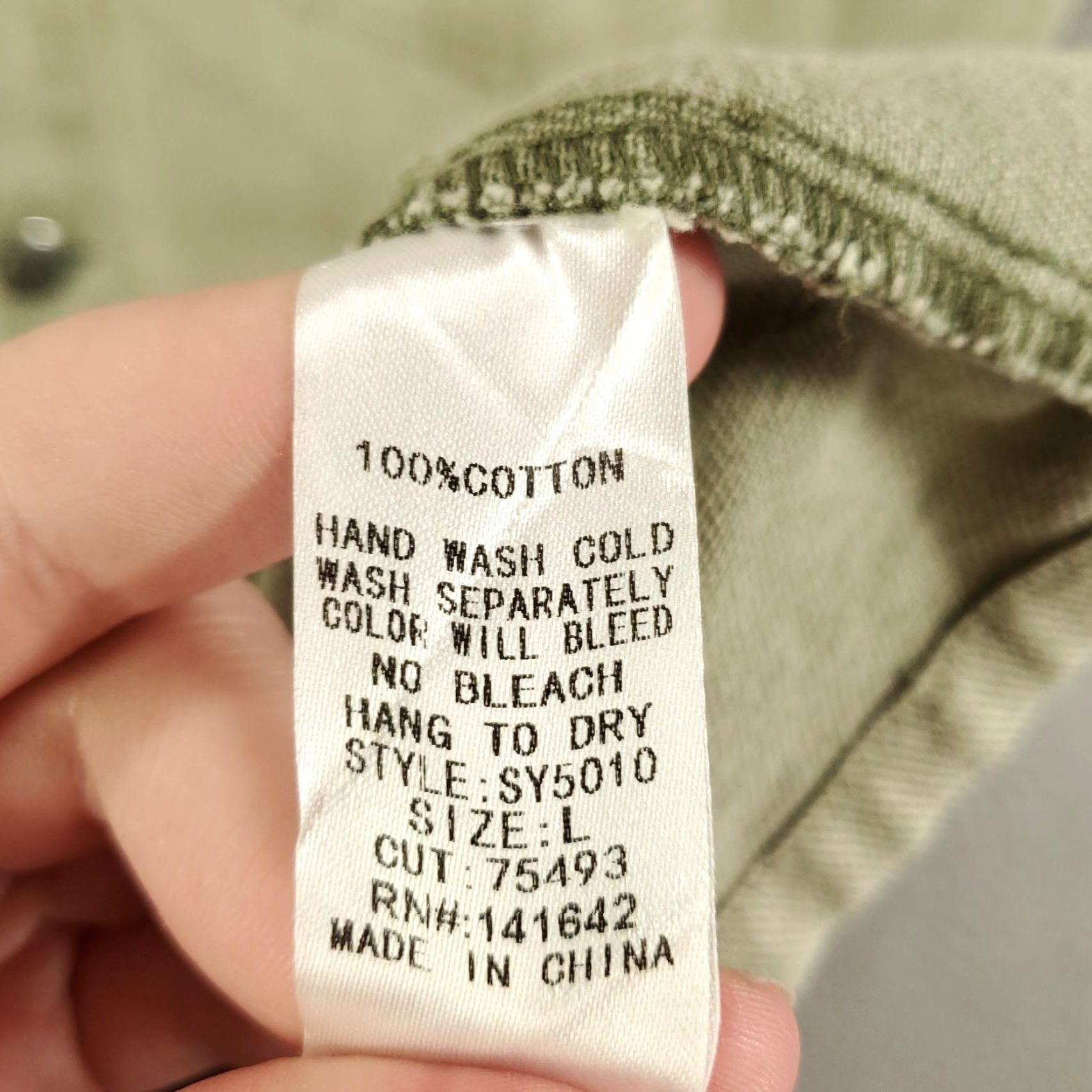 Vintage Womens Denim Dress Size Large The Refinery Short Sleeve Button Up Collared 90s Classic Mini Green Denim Dress Size L / US 10 / IT 46 - 7 Thumbnail