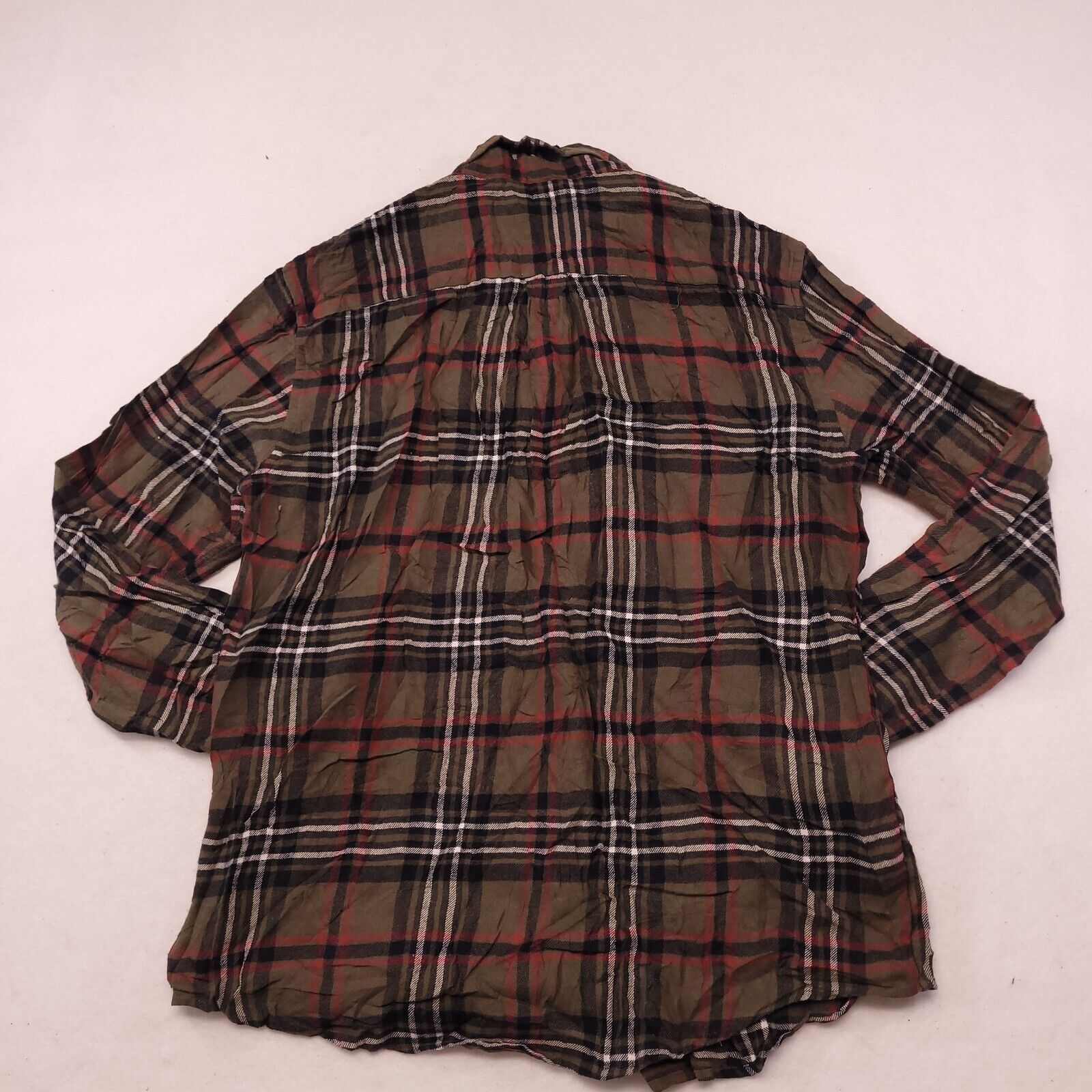 Croft & Barrow Croft & Barrow Tartan Flannel Shirt Mens Size Large L Green Size US L / EU 52-54 / 3 - 10 Thumbnail
