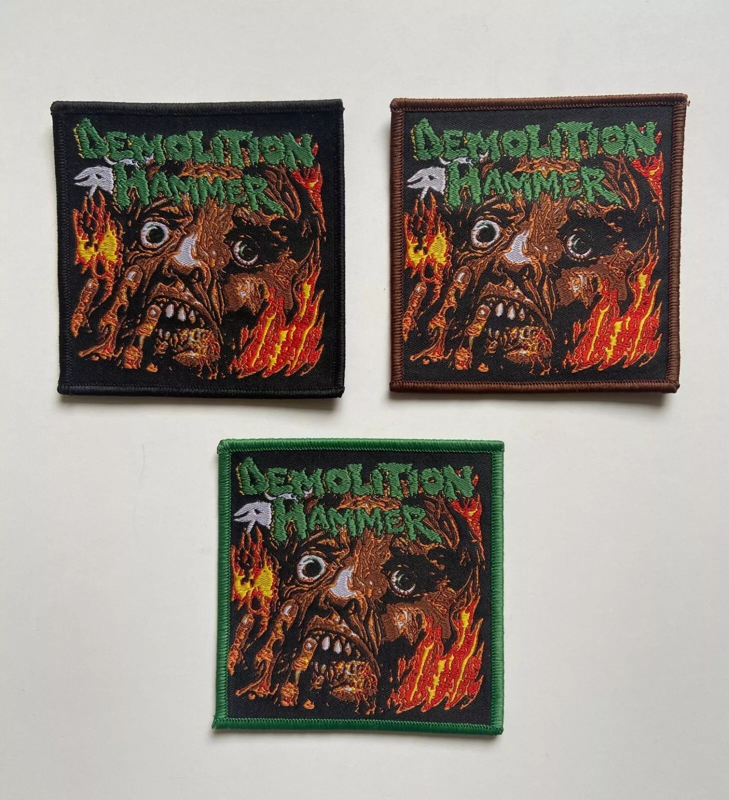 Other 3 x DEMOLITION HAMMER - TORTURED EXISTENCE RARE WOVEN PATCH Size ONE SIZE - 1 Preview