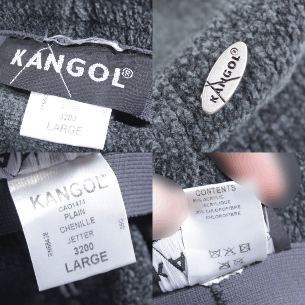 Kangol 00S Logo Plain Chenille Jetter Bucket Hat Size ONE SIZE - 5 Thumbnail