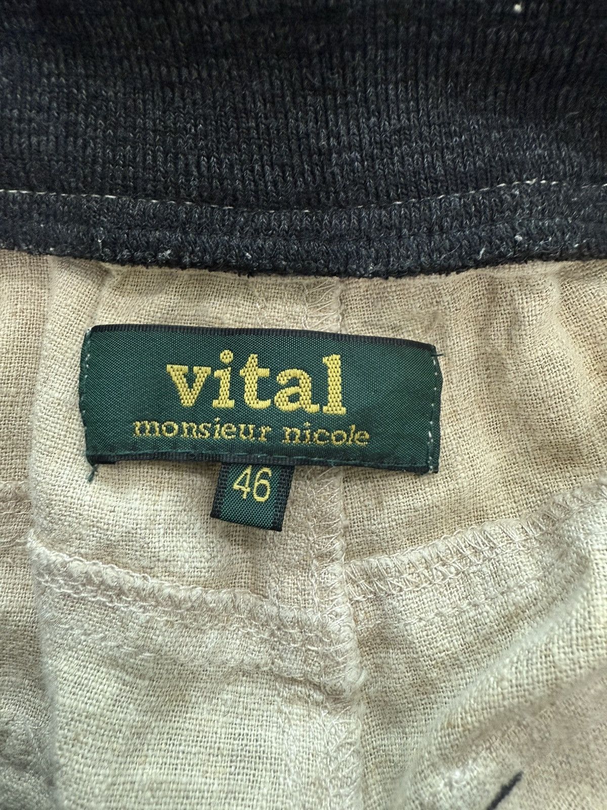 Japanese Brand Japan Brand Vital Monsieur Nicole Vintage Hemp Pants Design Size US 33 - 7 Thumbnail