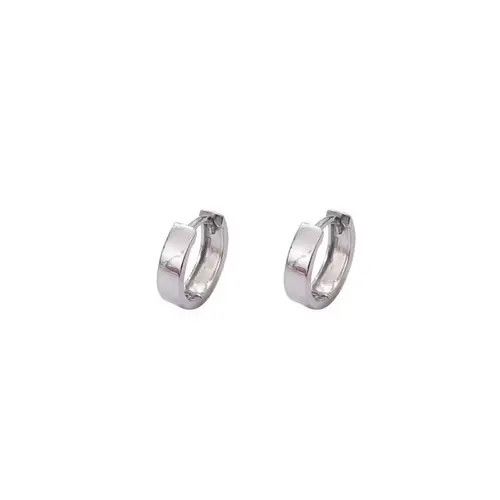 Vintage 100%925 silver Vintage hoop earrings Size ONE SIZE - 4 Thumbnail