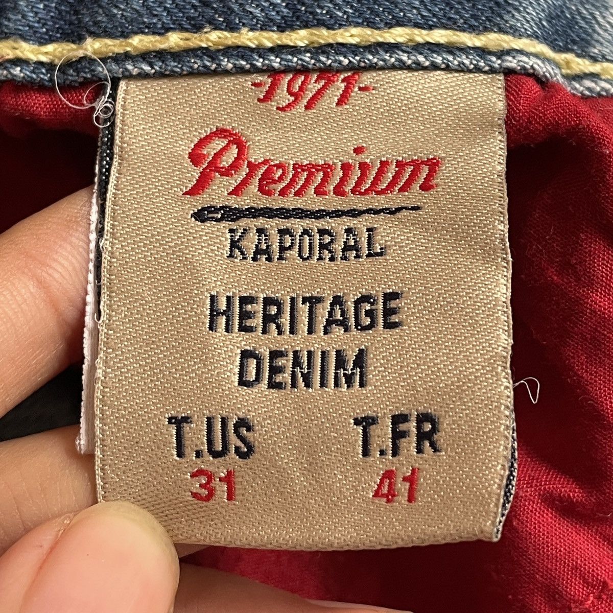 Japanese Brand Vintage Japanese Brand Kaporal Distressed Jeans 2000s Size US 31 - 12 Thumbnail
