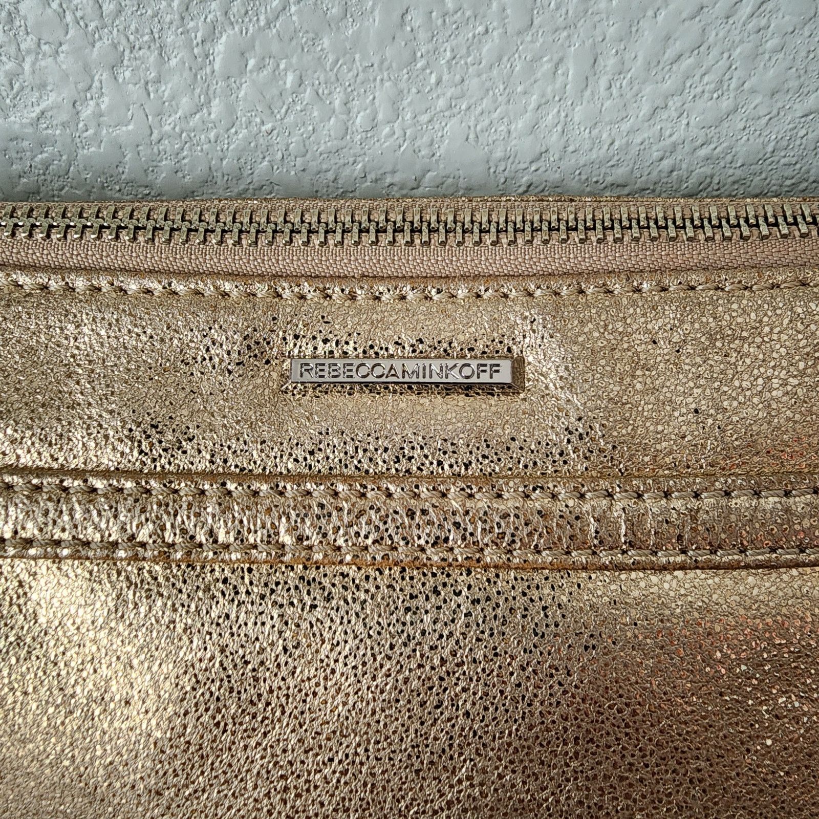 Rebecca Minkoff Rebecca Minkoff Mini M.A.C. Metallic Gold Crossbody Bag Size ONE SIZE - 4 Thumbnail