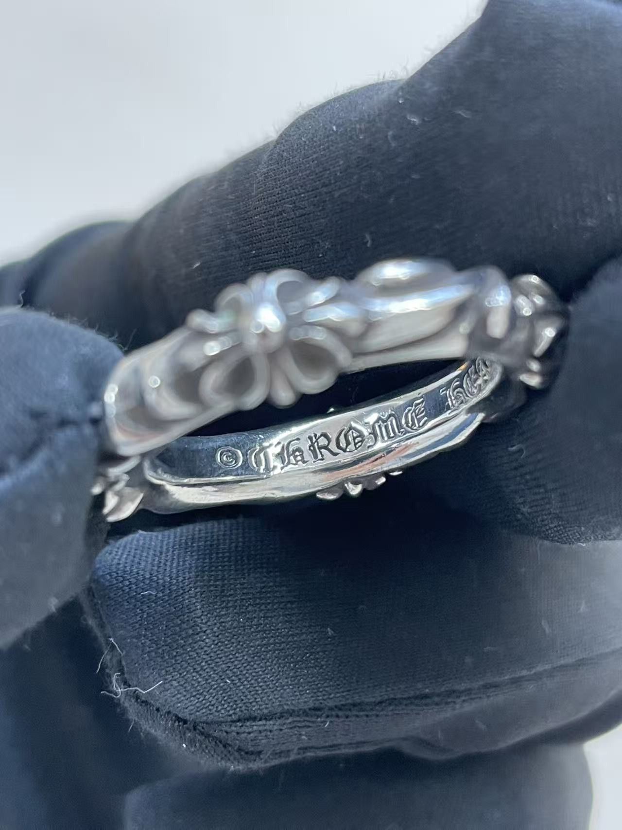 Chrome Hearts Chrome Hearts Silver SBT Ring Size ONE SIZE - 9 Thumbnail
