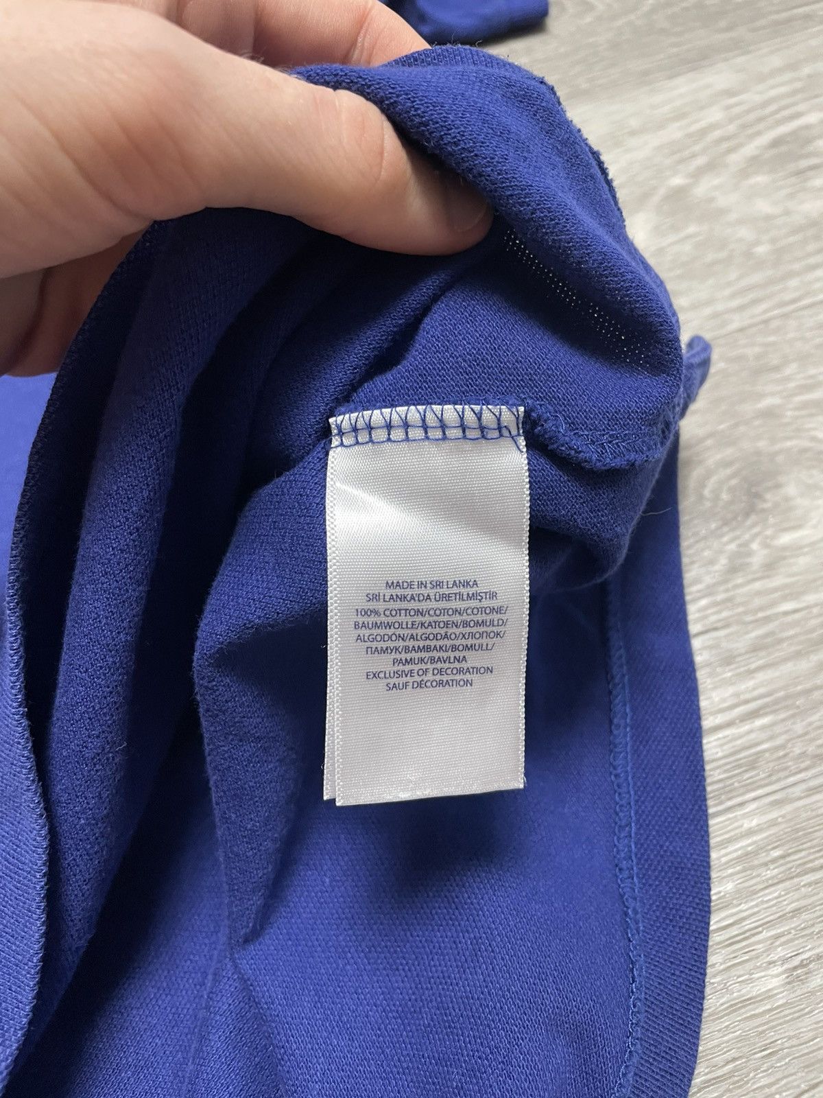 Rugby Ralph Lauren Vintage Polo Ralph Lauren Big Ponny Blue Rugby Polo Shirt Size US XL / EU 56 / 4 - 9 Thumbnail
