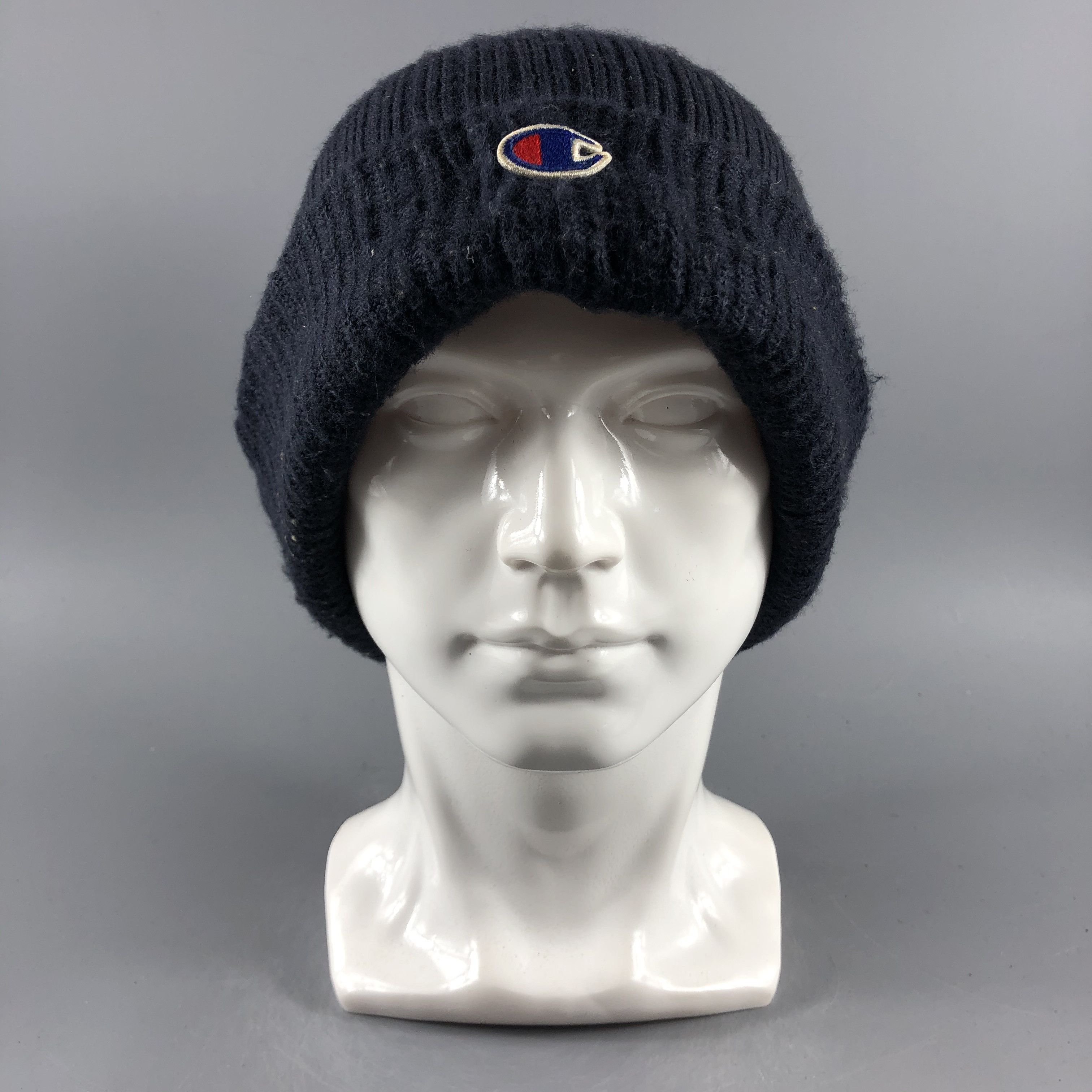 Champion × Vintage Champion Basic Beanie Snow Hat Snow Cap -D347 Size ONE SIZE - 2 Thumbnail