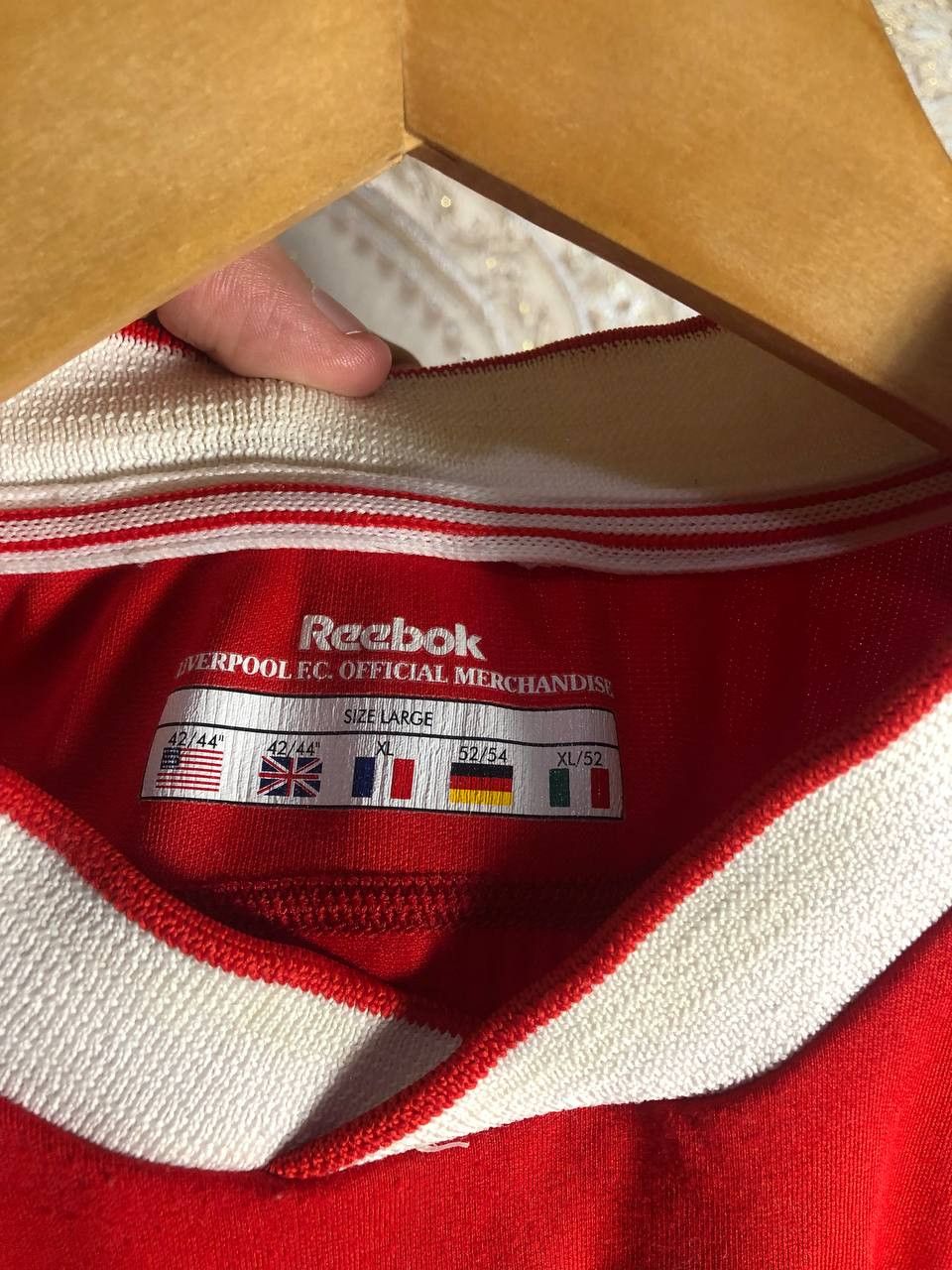 Reebok Vintage Reebok FC Liverpool England Soccer Jersey 90s Retro Size US XL / EU 56 / 4 - 5 Thumbnail