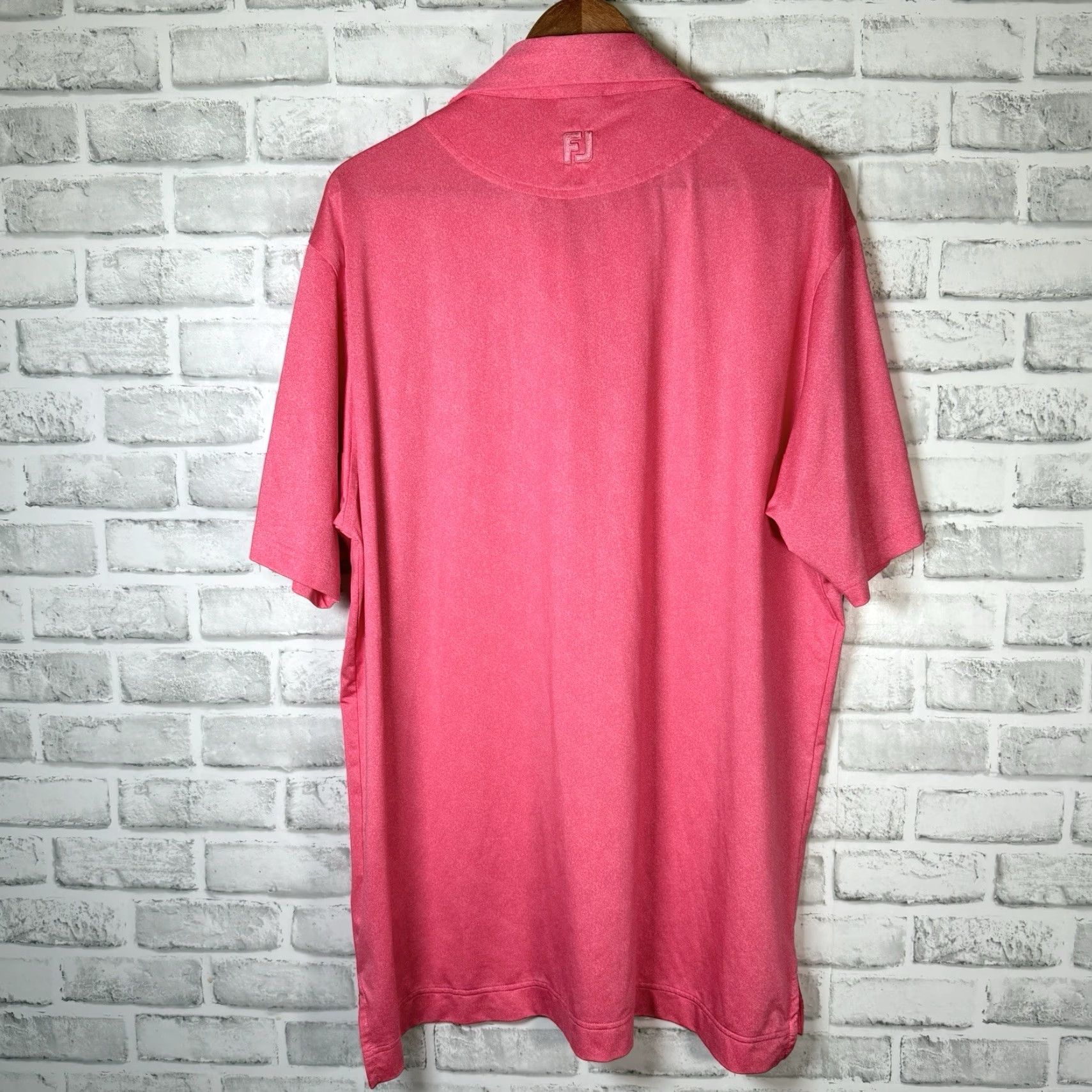 Footjoy VINTAGE FootJoy Polo Shirt Men XL Pink Athletic Golf Fashion Size US XL / EU 56 / 4 - 5 Thumbnail