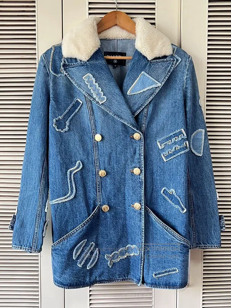 Chanel Chanel Denim jacket Size XXS / US 00 / IT 34 - 1 Thumbnail
