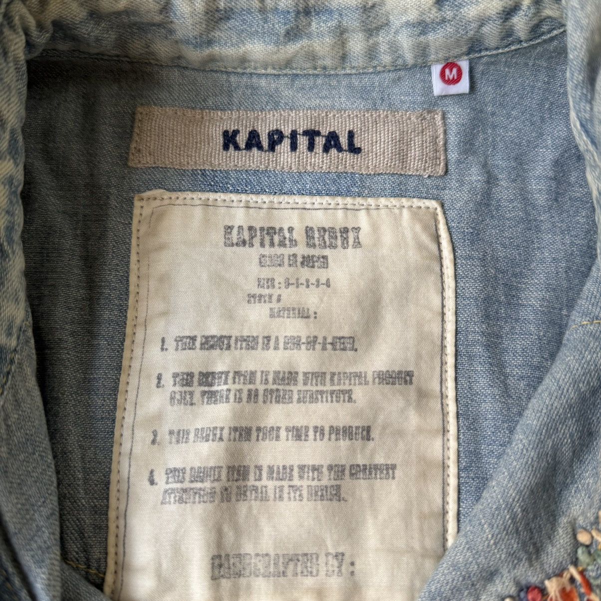 Kapital × Kapital Kountry Kapital Kountry Embroidery 1of1 Denim Shirts Size US M / EU 48-50 / 2 - 10 Thumbnail