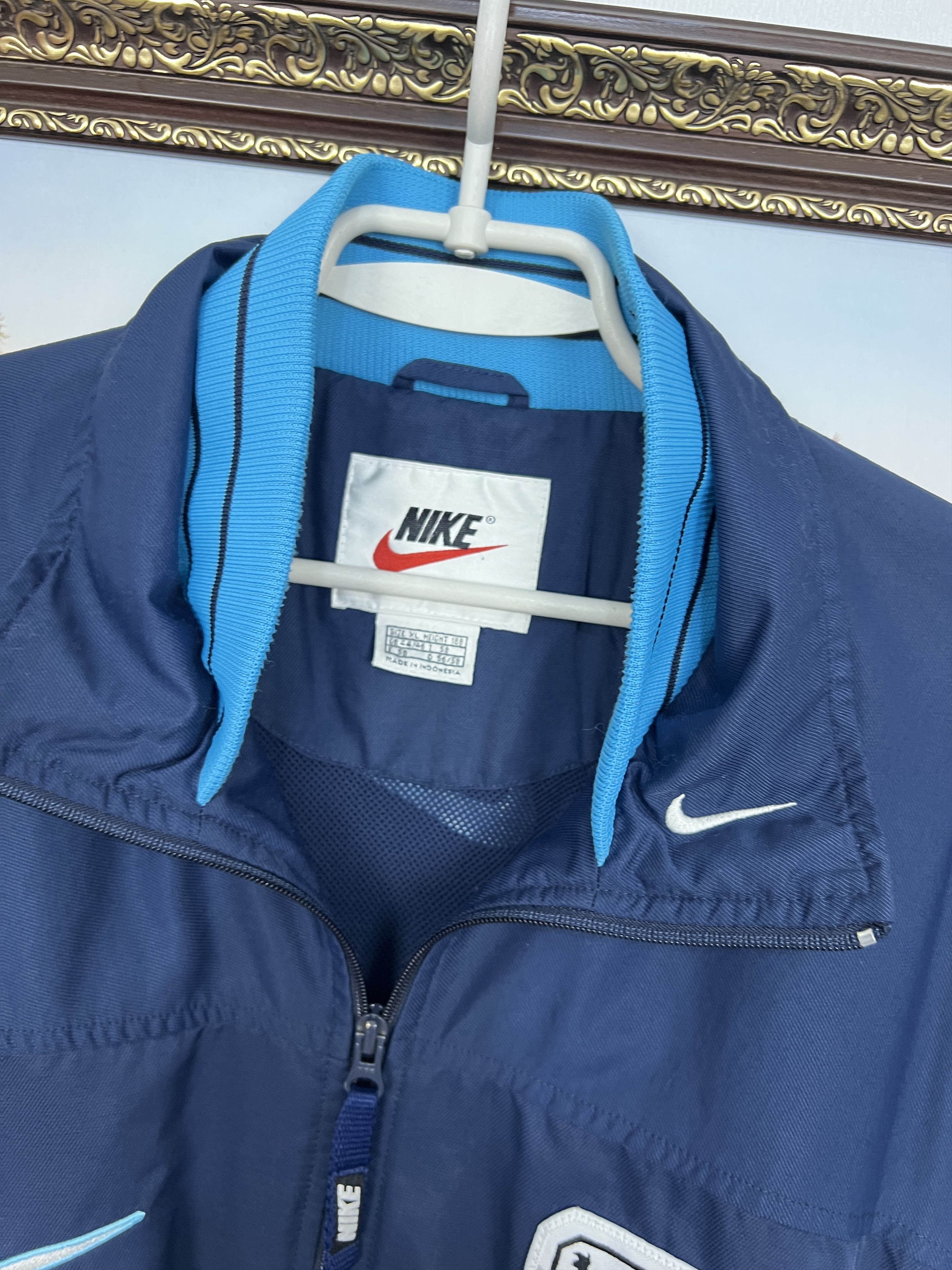 Nike Vintage 90's Nike 1860 Munich Football Jacket Bomber Size US L / EU 52-54 / 3 - 4 Thumbnail