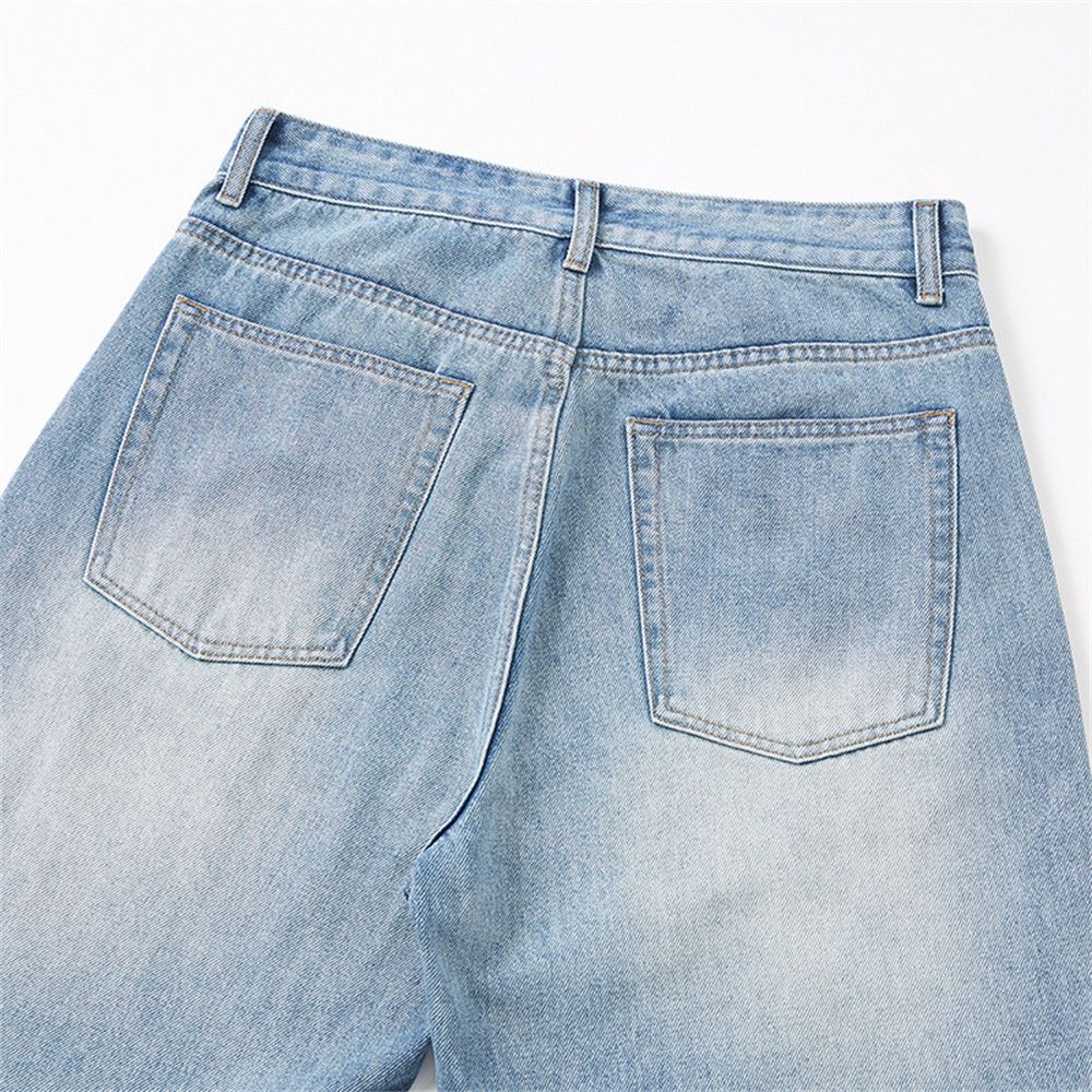 Jean Men's street vintage washed distressed scimitar jeans Size US 32 / EU 48 - 5 Thumbnail