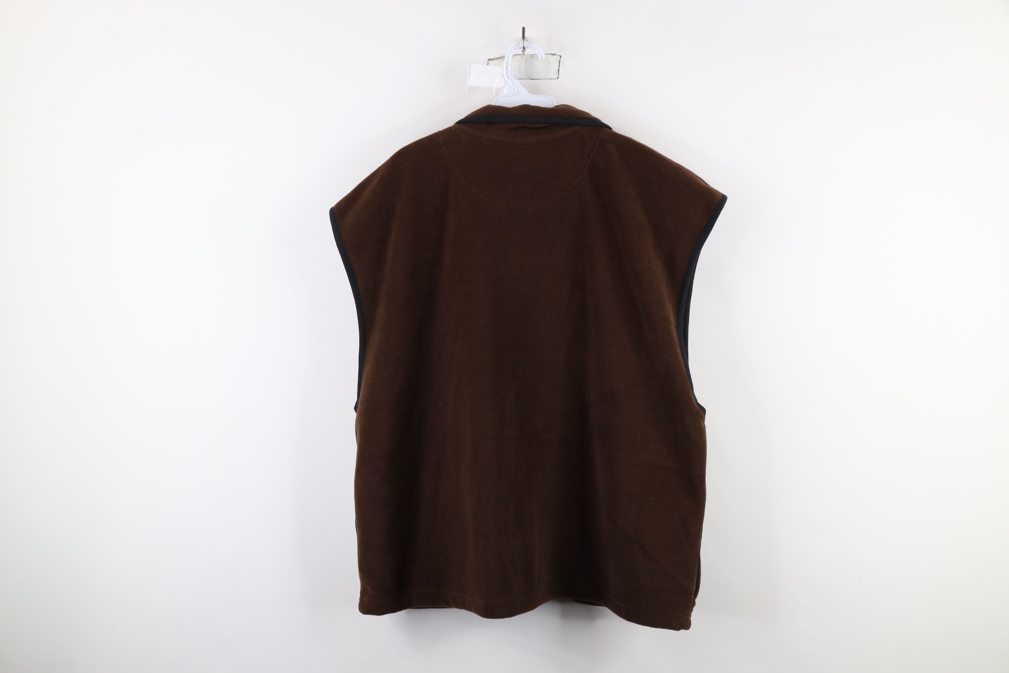 Vintage Vintage Y2K 2000 Browns Football Full Zip Fleece Vest Jacket Size US XL / EU 56 / 4 - 8 Thumbnail