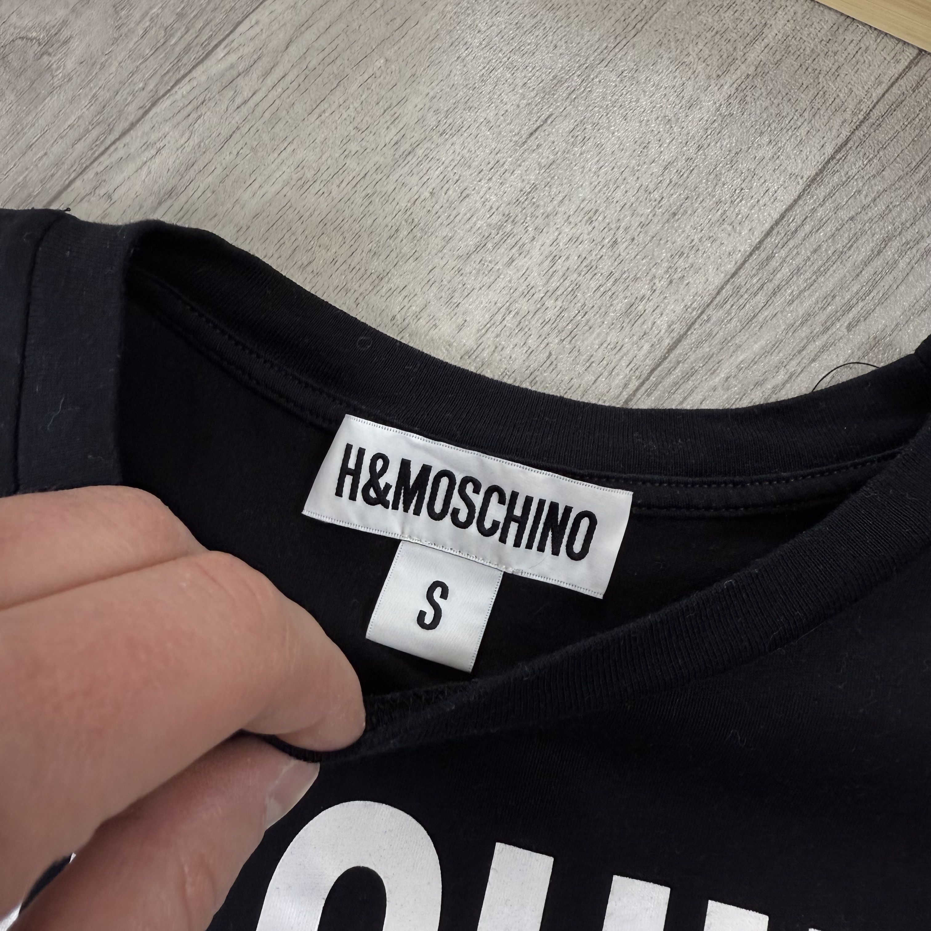 H&M × Moschino H&M x Moschino Disney Black Graphic Tee Shirt Size S / US 4 / IT 40 - 7 Thumbnail