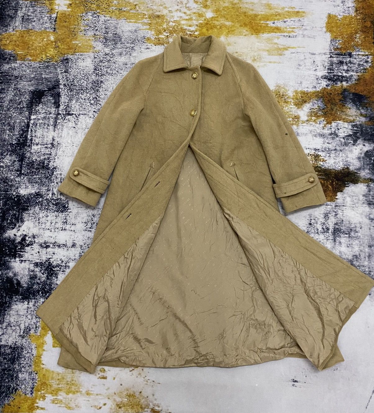 Celine Celine Wool Trench Coat Jacket Size S / US 4 / IT 40 - 5 Thumbnail