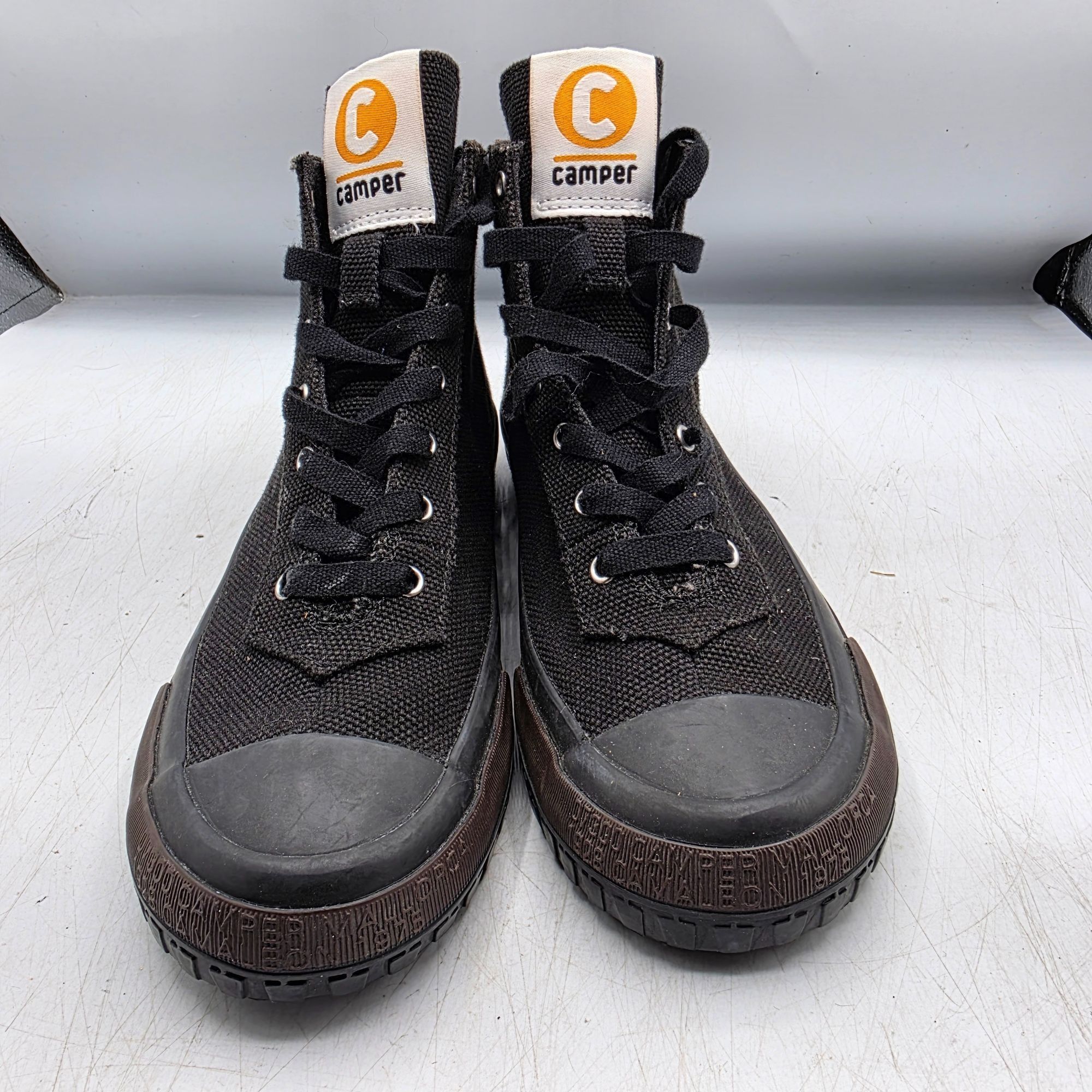 Camper Camper Chameleon 1975 Womens Size 6 Triple Black Sneaker Sho Size US 6 / IT 36 - 2 Thumbnail