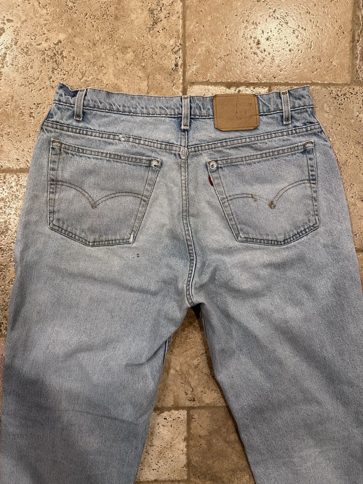 Levi's Vintage Levi’s 506 Blue Distressed Thrashed 90’s Denim Jeans Size US 38 / EU 54 - 9 Thumbnail