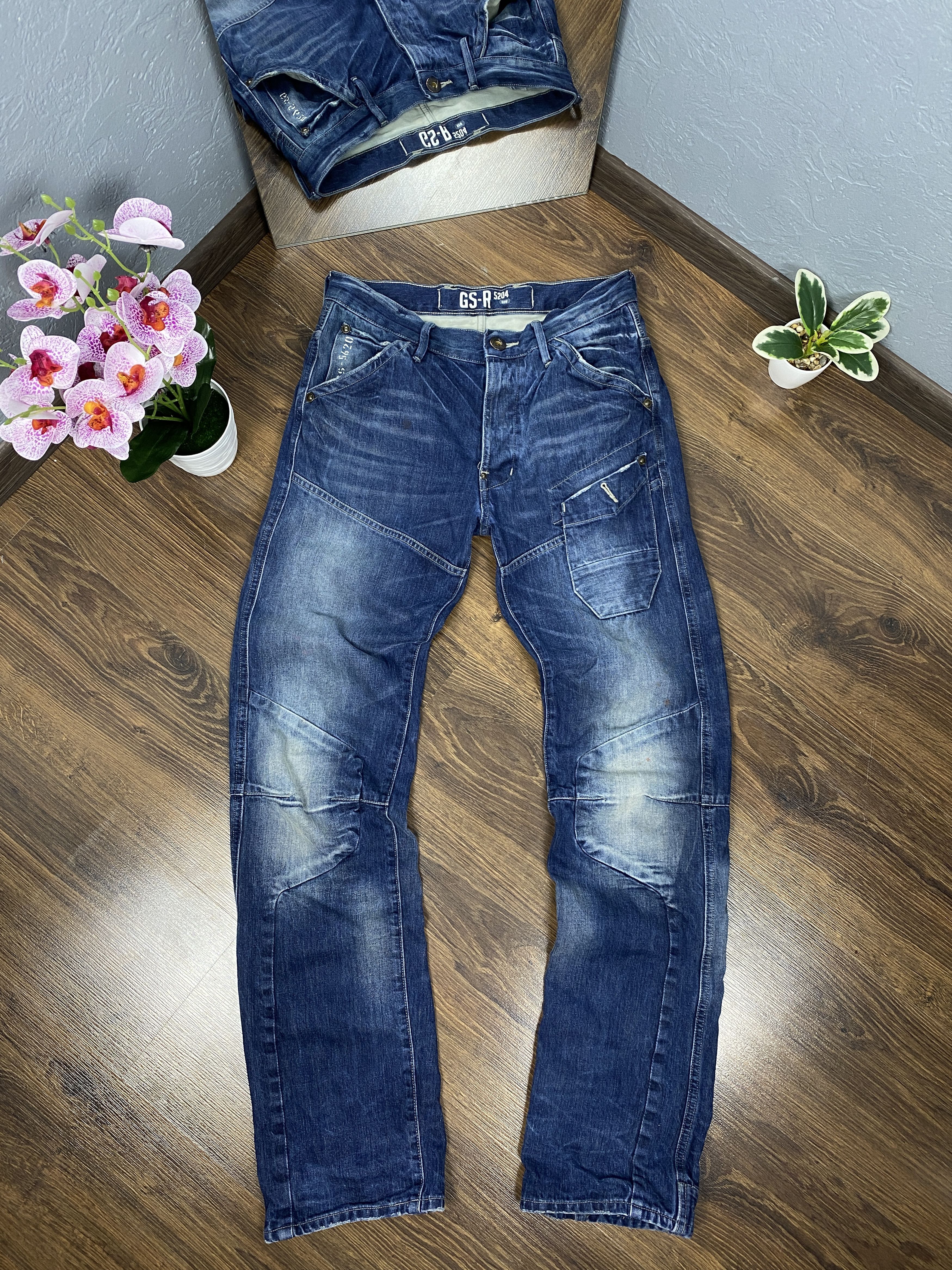 G-Star G Star Raw vintage jeans biker denim pants y2k Size US 31 - 1 Thumbnail