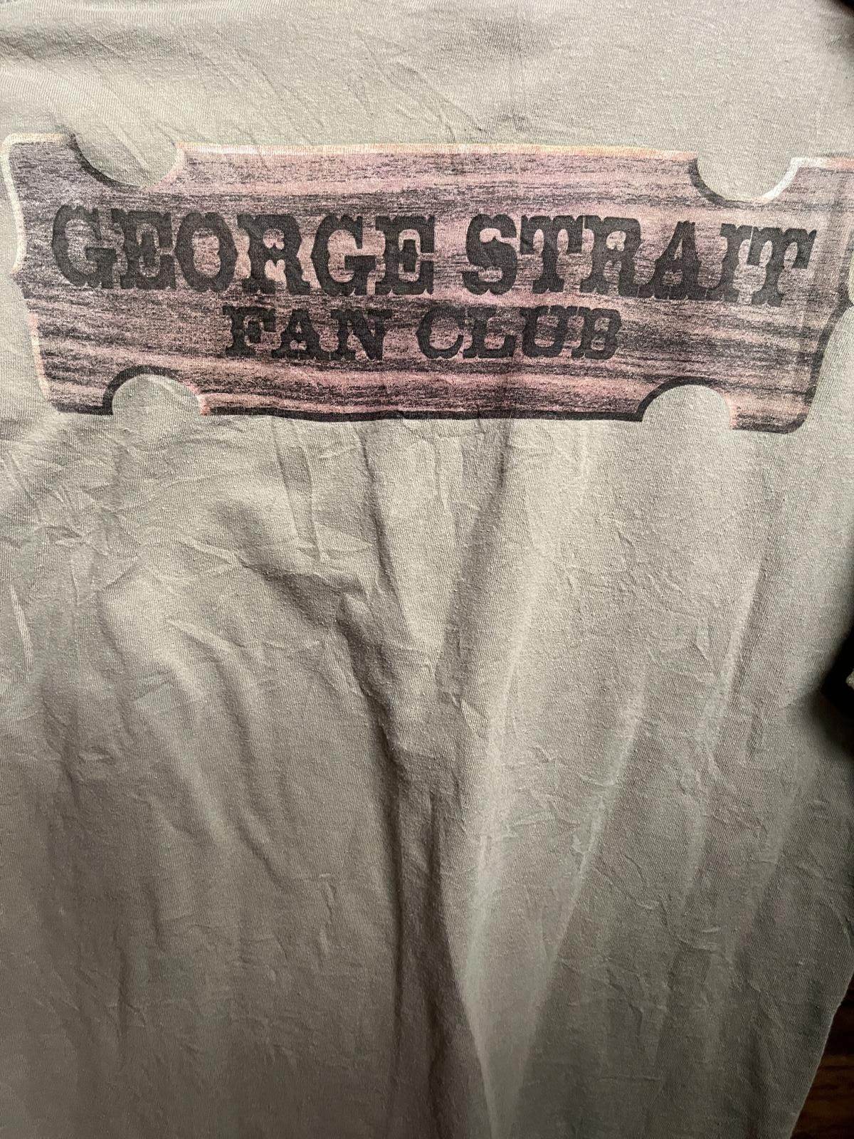 Tultex VTG George Strait T-shirt Fan Club - Country Tee -XL Size US XL / EU 56 / 4 - 5 Thumbnail