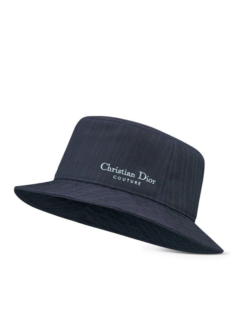 Dior DIOR Blue Wool Bucket Hat New & Authentic Size ONE SIZE - 1 Thumbnail