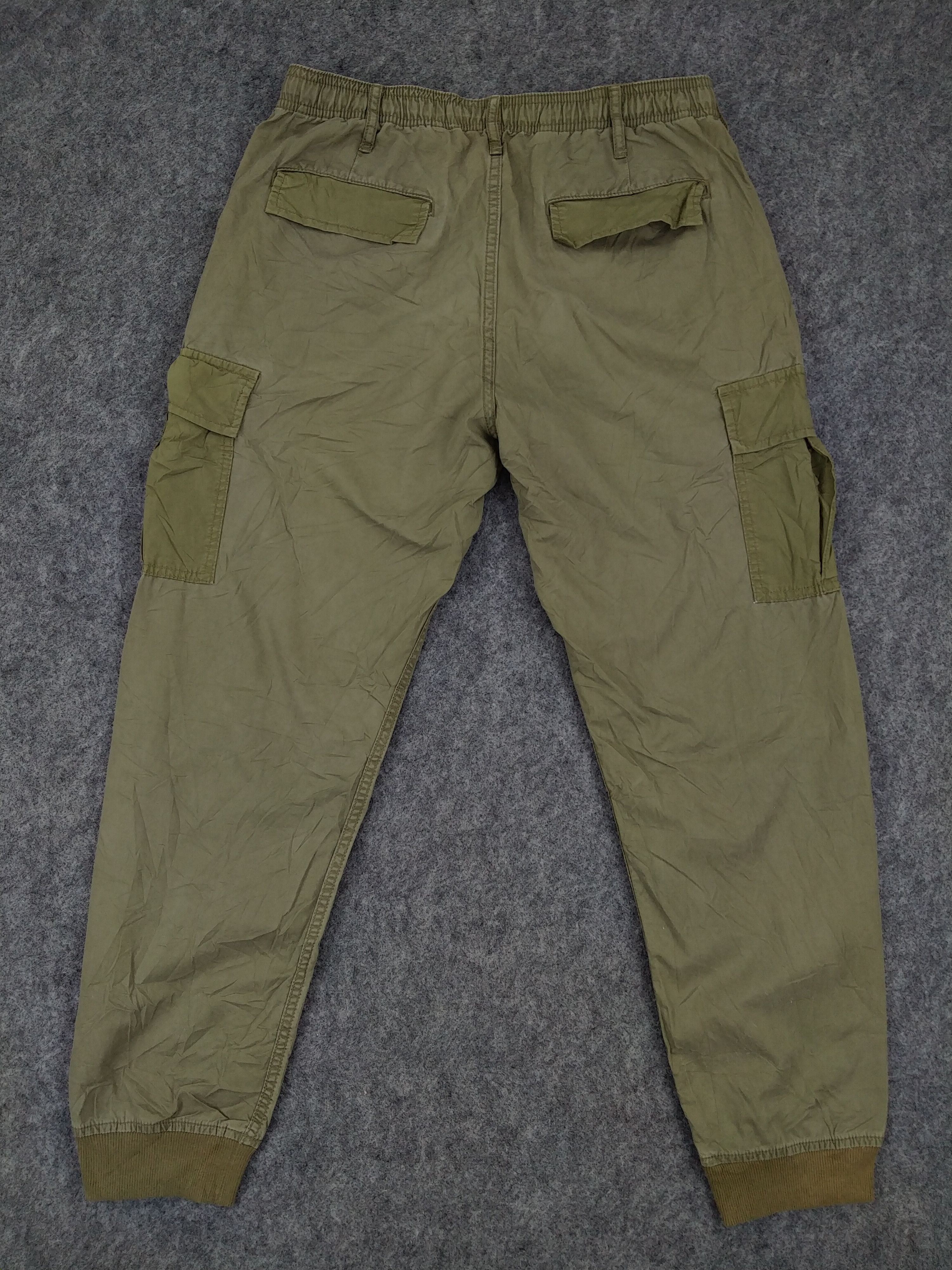 GU Elastic/Drawstring Waist Japanese Brand Cargo Pants -CP063 Size US 30 / EU 46 - 2 Thumbnail