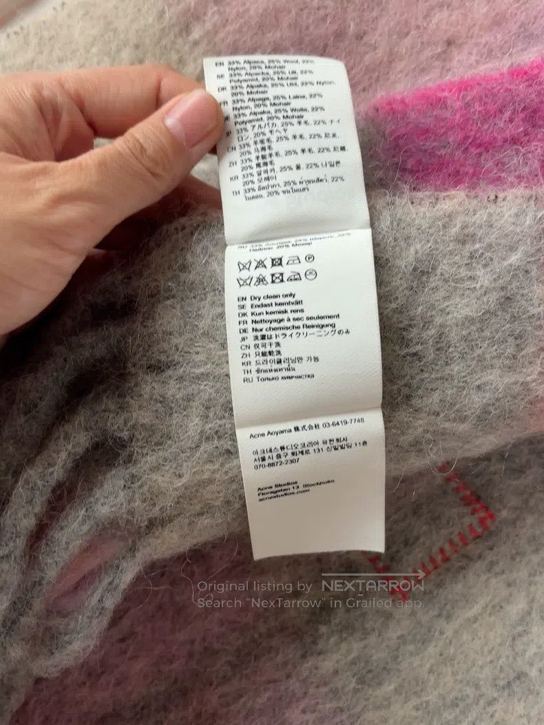Acne Studios Acne Studios Mohair Scarf Size ONE SIZE - 6 Thumbnail