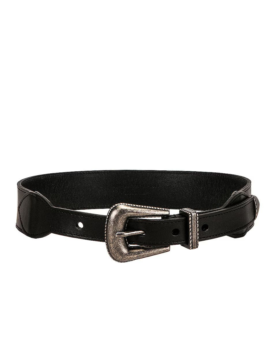 Saint Laurent Paris o1bcso1str1224 Size: 80 /Cintura Vegetal Browny in Black Size ONE SIZE - 1 Thumbnail