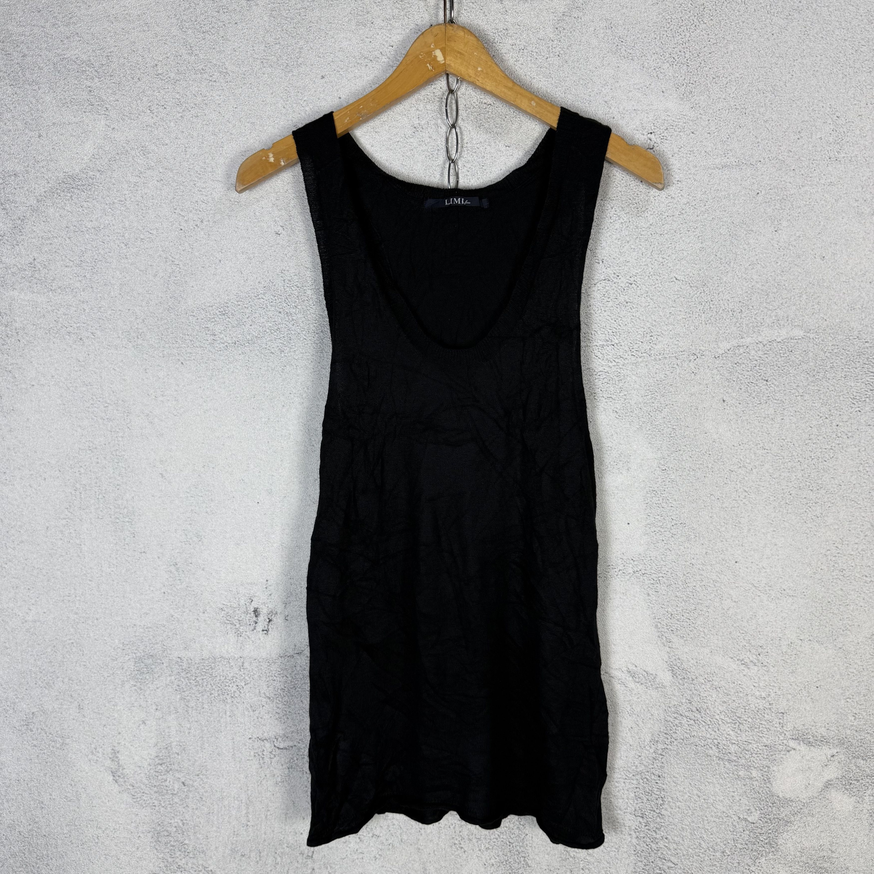 Limi Feu Limie Feu Black Mini Tank Dress Size S / US 4 / IT 40 - 1 Thumbnail