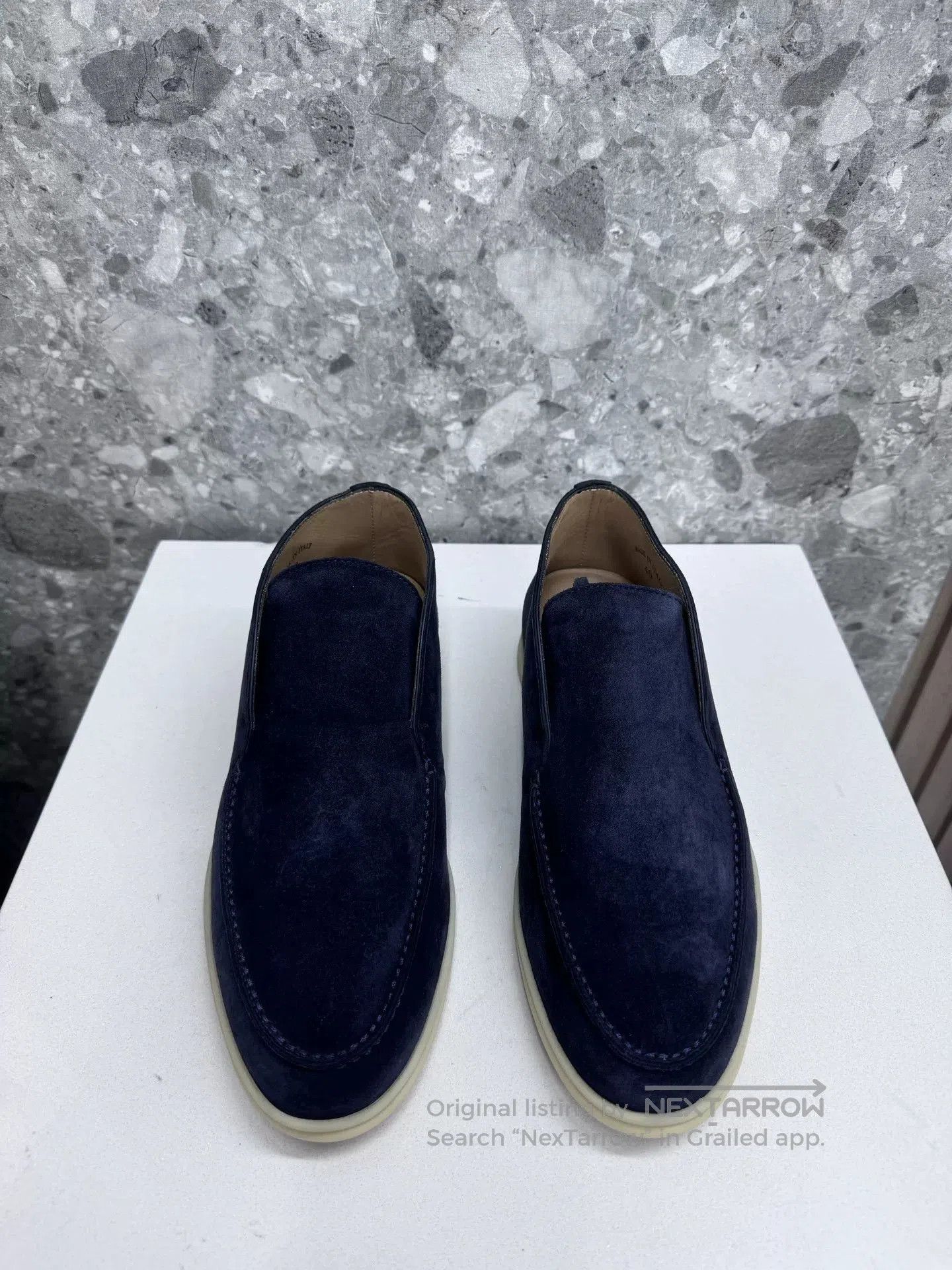 Loro Piana Loro Piana Openwalk Classic Navy Shoes. Size US 7 / EU 40 - 1 Thumbnail