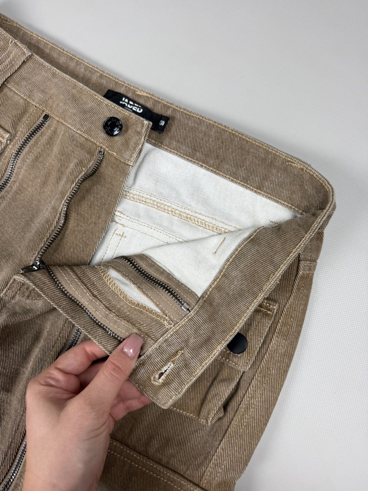 Jaded London Jaded London Japanese Multipocket Full Zip Jeans Pants Size US 30 / EU 46 - 15 Thumbnail