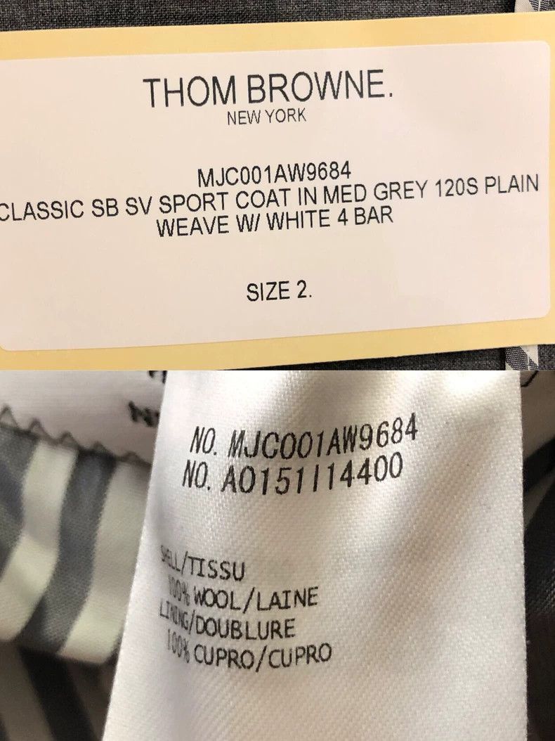 Thom Browne Thom Browne size2 Medium grey suit Size 38S - 2 Thumbnail