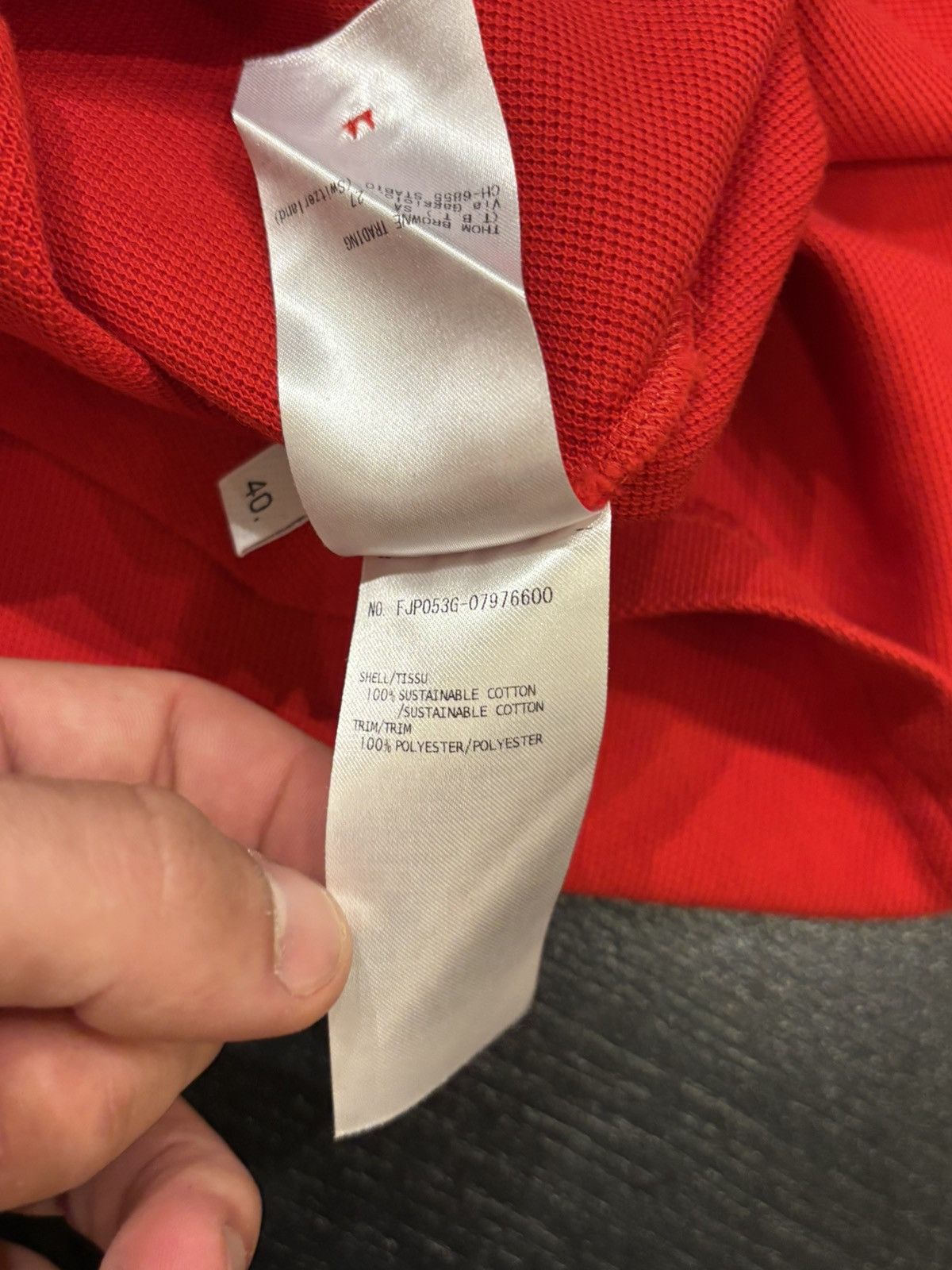 Thom Browne Thom Browne LS Polo Size US XXS / EU 40 - 5 Thumbnail