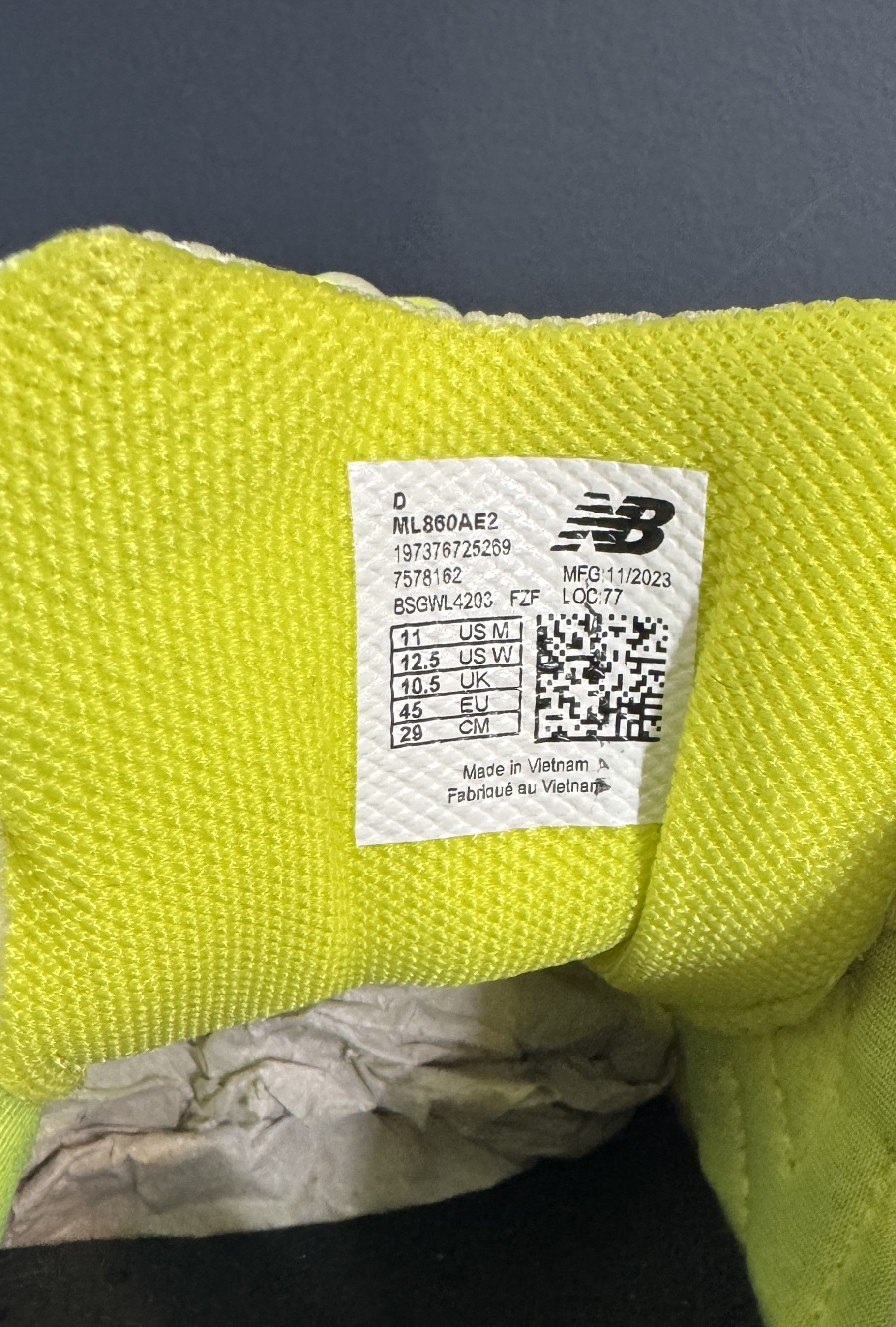 Aime Leon Dore × New Balance 2024 AIME LEON DORE X NEW BALANCE 860V2 YELLOW SIZE 11 Size US 11 / EU 44 - 19 Thumbnail