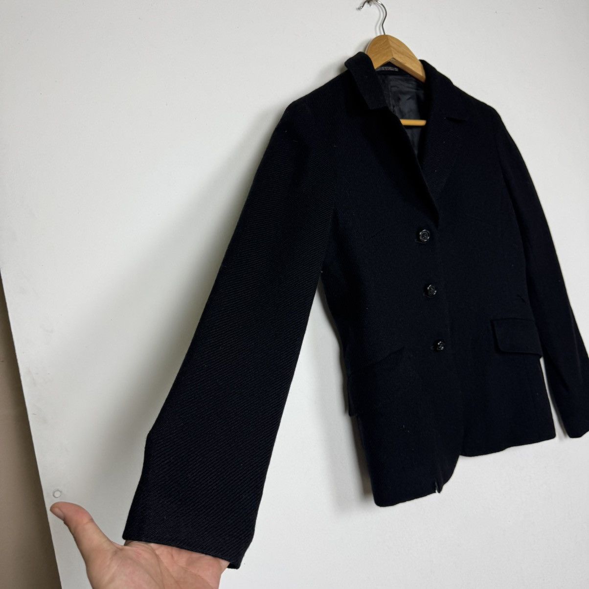 Yohji Yamamoto Inéd By Yohji Yamamoto Wool Blazer Size XS / US 0-2 / IT 36-38 - 7 Thumbnail