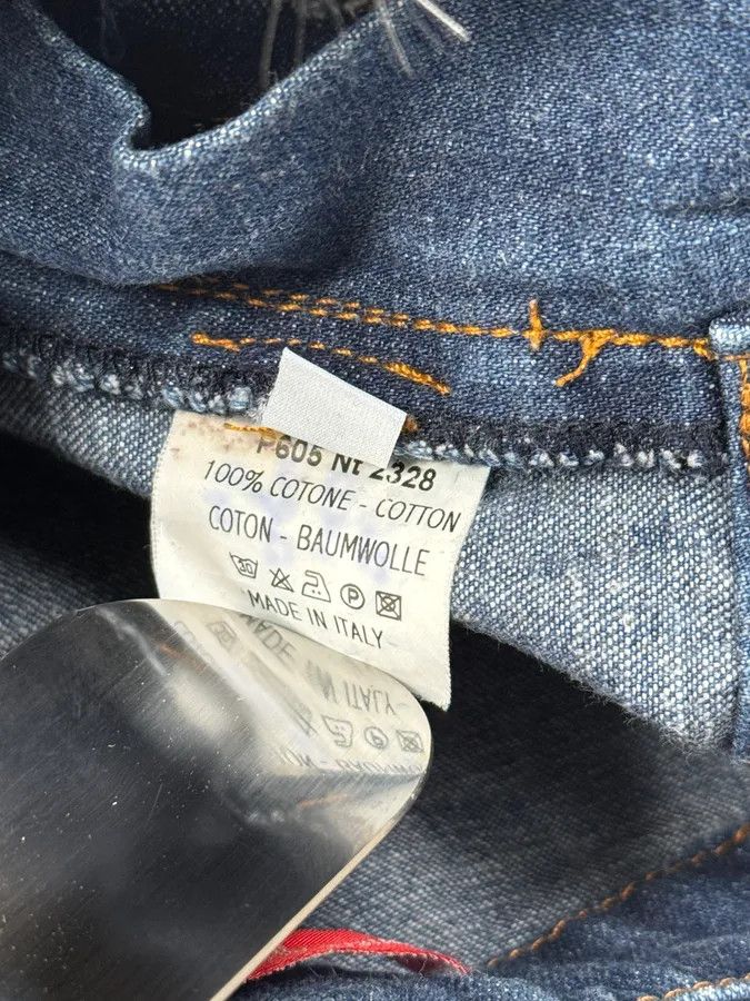 Daniele Alessandrini Daniele Alessandrini Blue Multi-Pocket Cargo Jeans Size US 32 / EU 48 - 13 Thumbnail